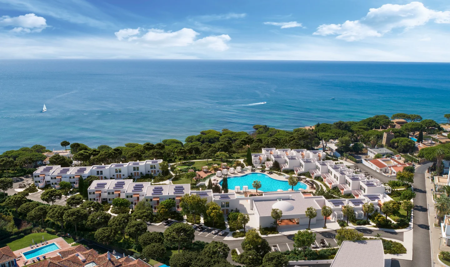 Apartamentos em Resort 1ª linha Mar com acesso direto à Praia