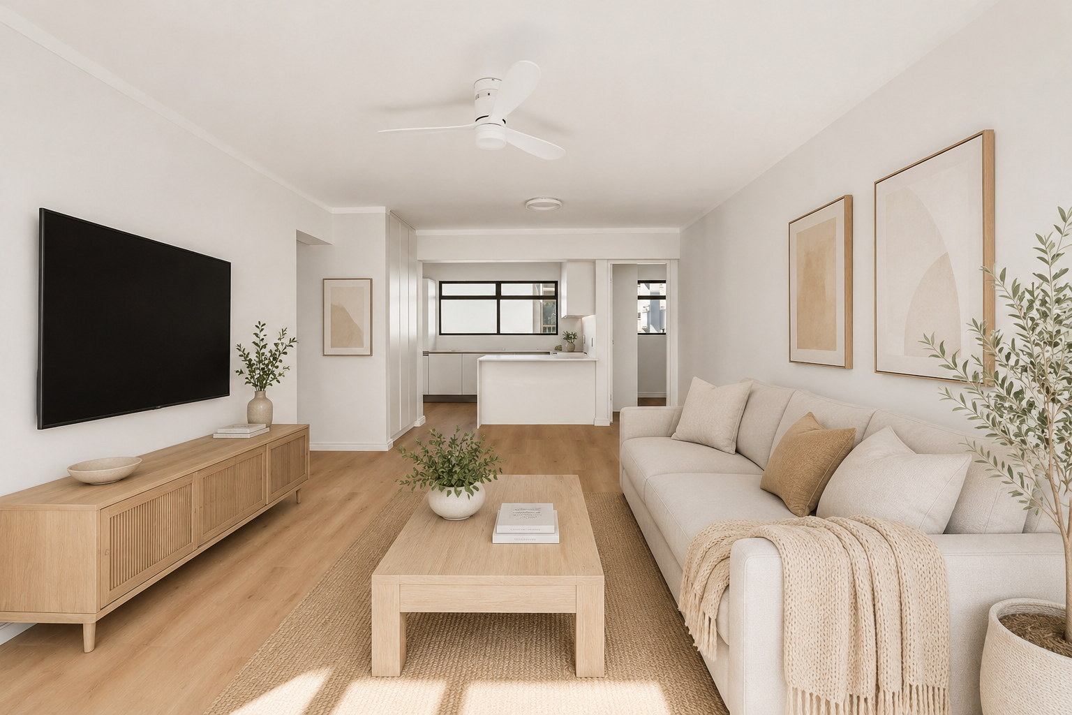 Newly renovated 2 bedroom apartment in Sea Point