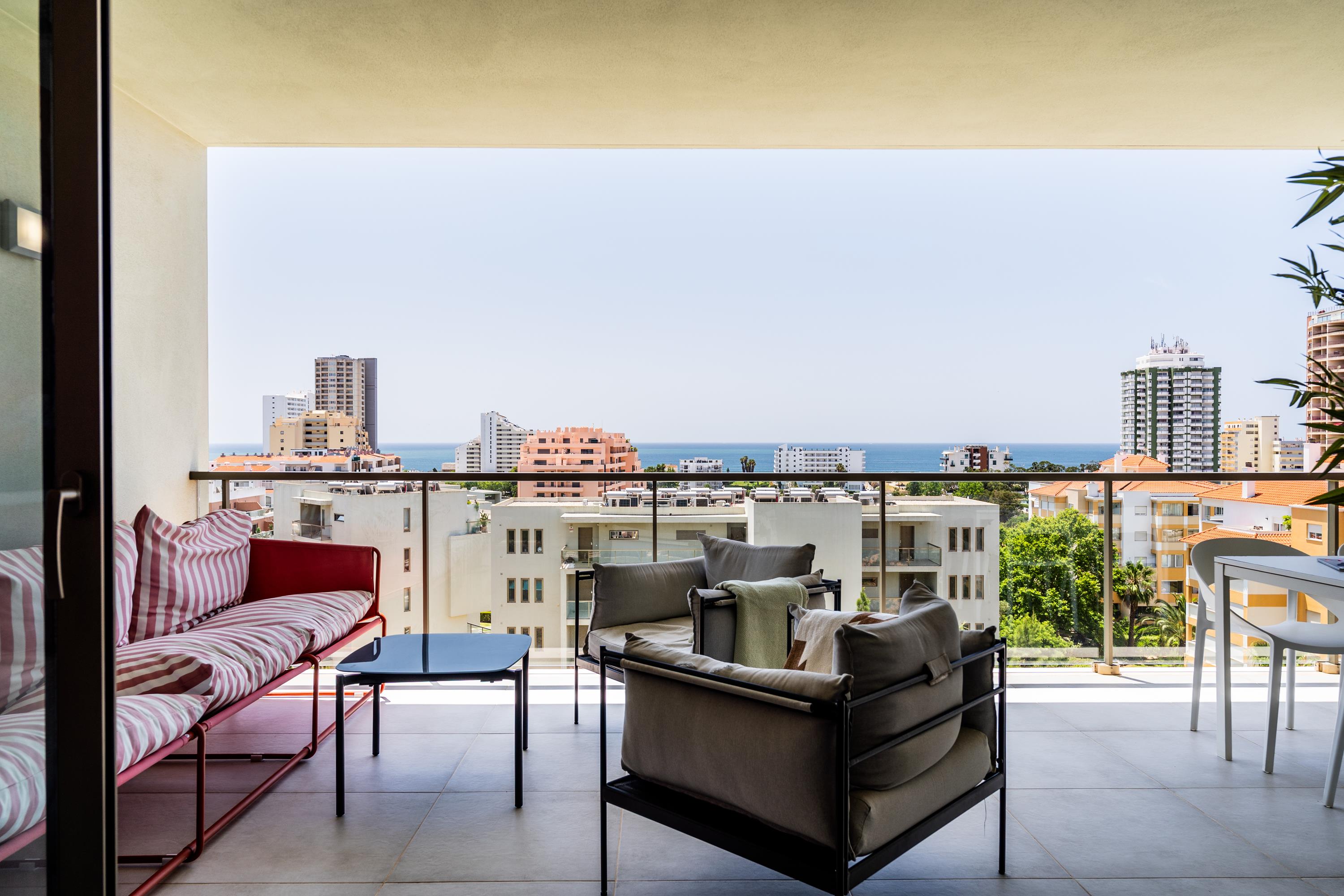 Hochwertige 2-Zimmer-Wohnung mit Swimmingpools und Meerblick – Praia da Rocha