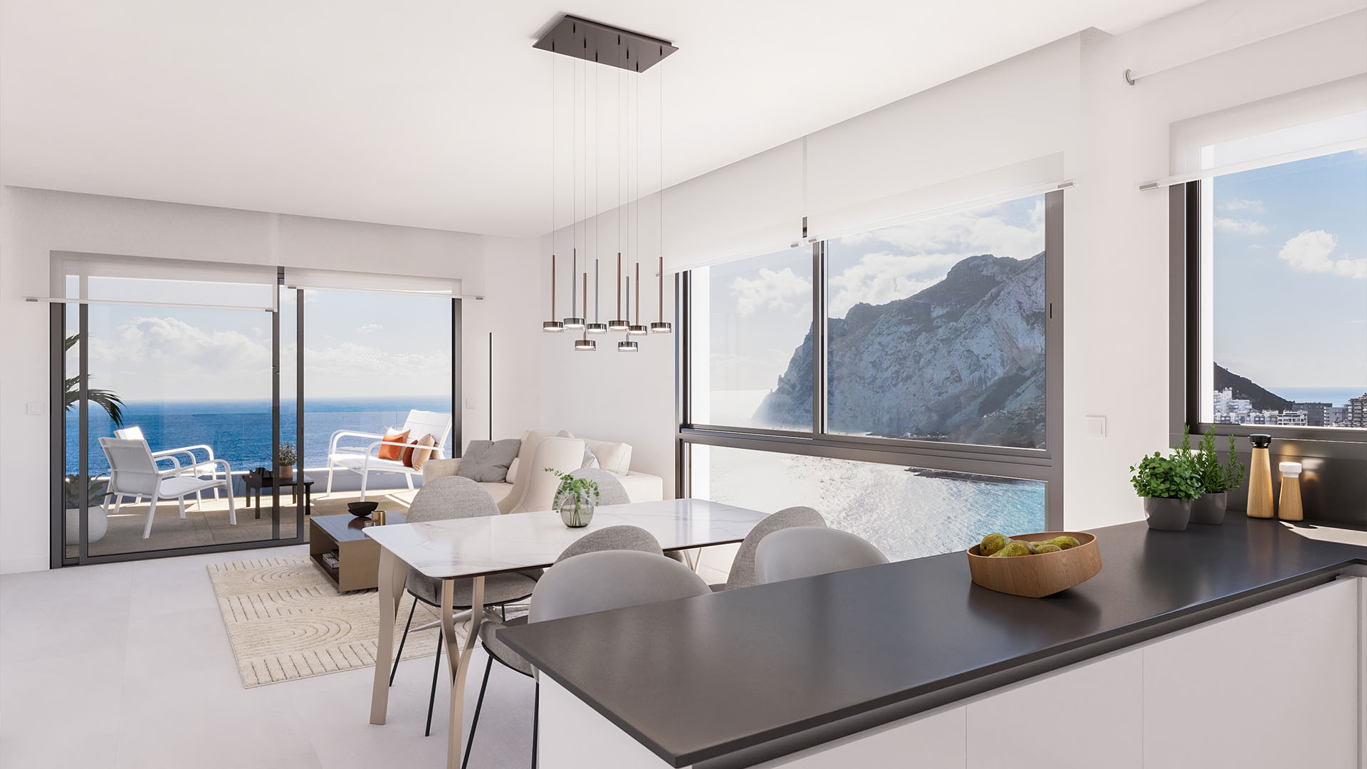 Duplex mit Dachterrasse in erster Meereslinie
