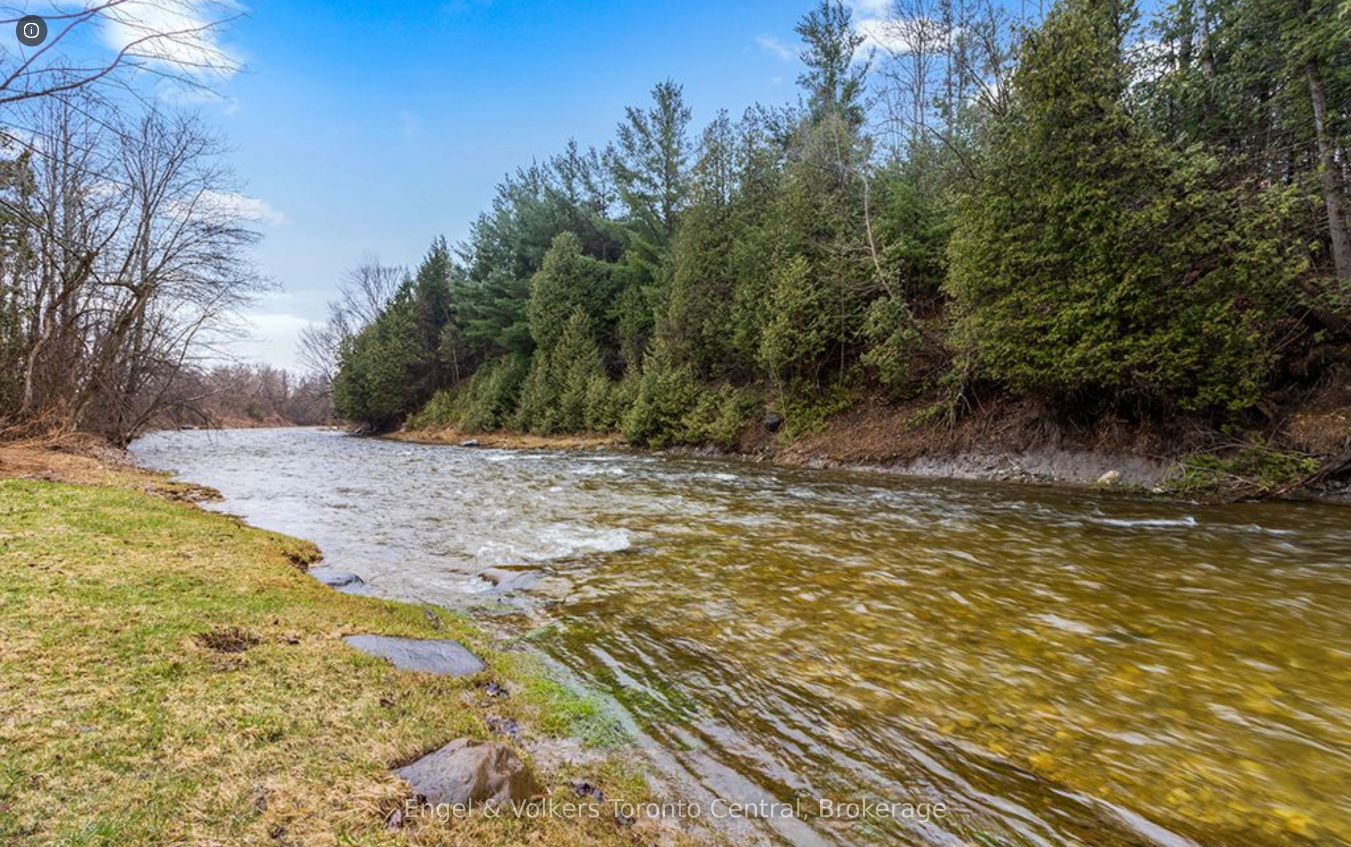 Discover A Rare Slice Of Riverfront Paradise Near  Creemore!