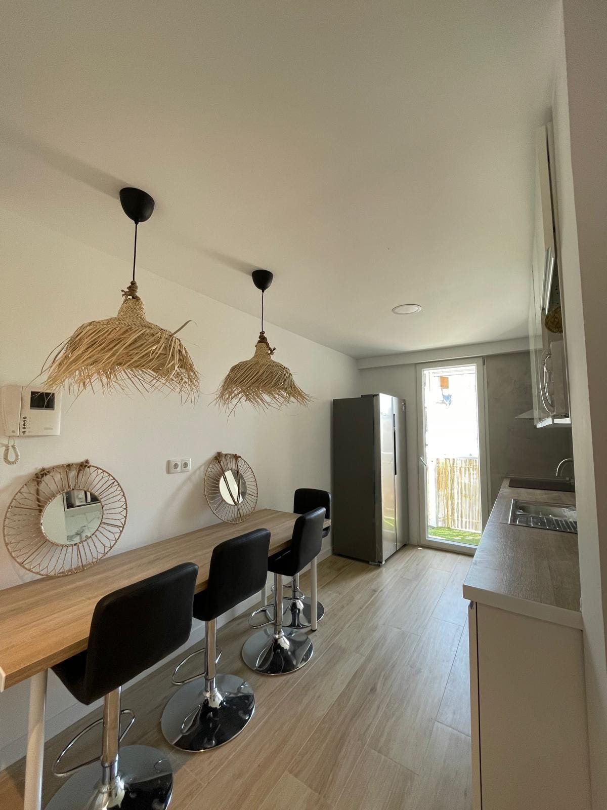 Renovated exterior co-living property in San Isidro.