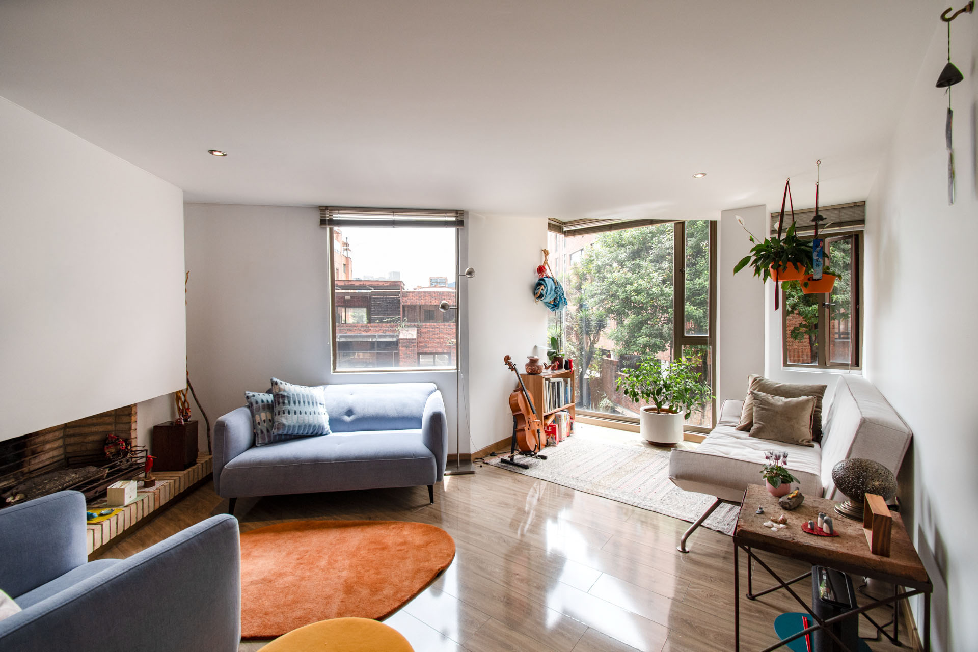 Iluminado apartamento para arriendo en El Nogal