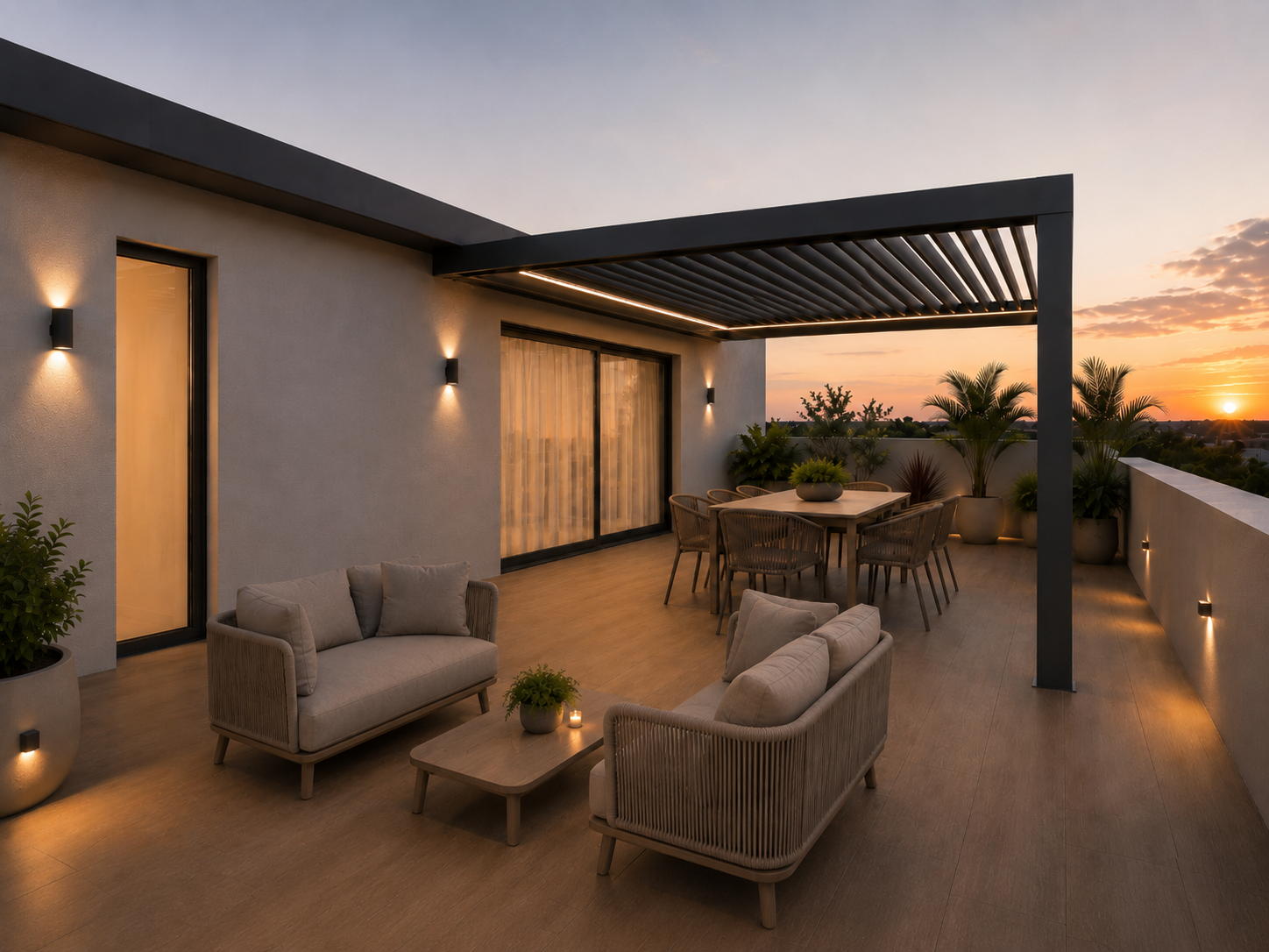Exclusive 360° penthouse with panoramic terrace