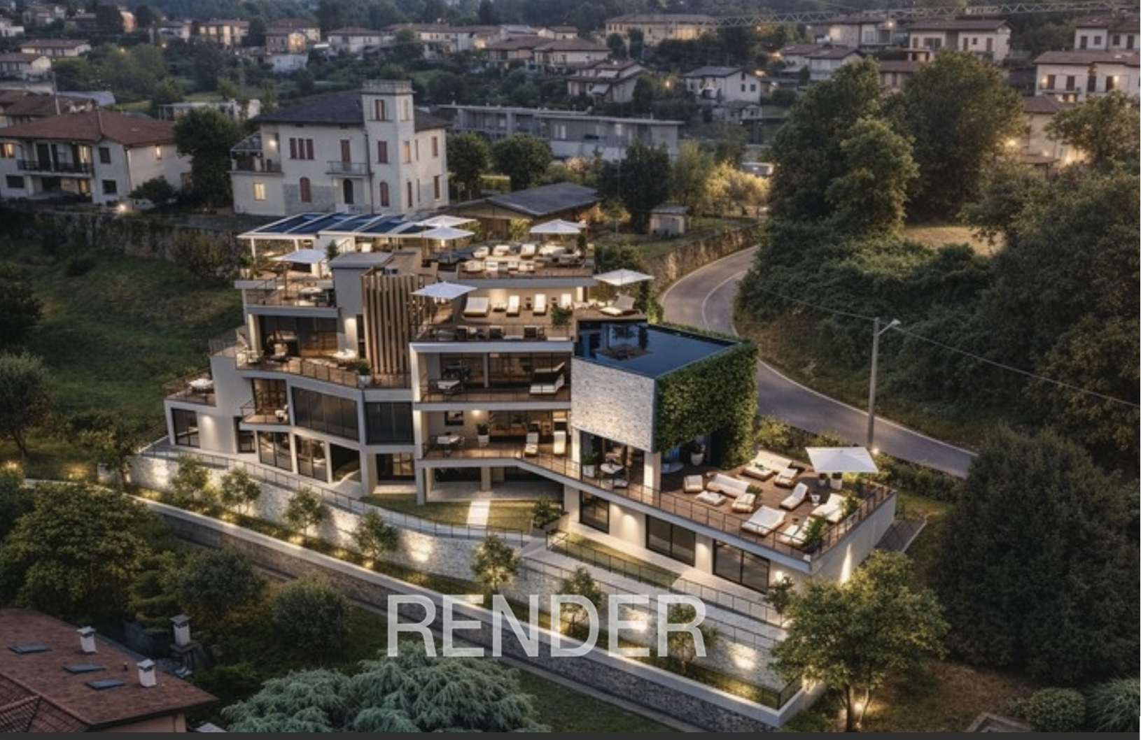 Appartamenti vista Lago in residence esclusivo con zona wellness
