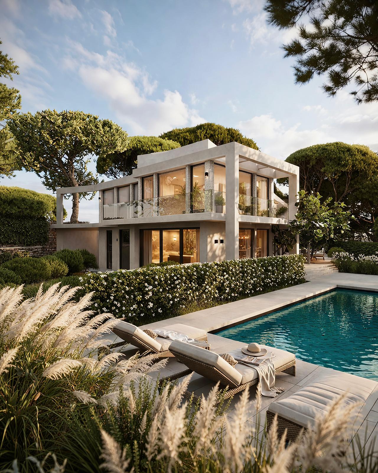Elegante casa unifamiliar con proyecto de renovación en Pedralbes