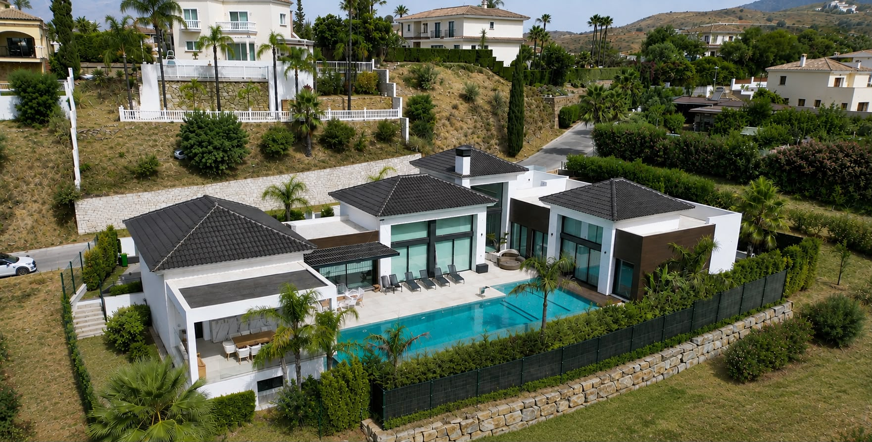 Außergewöhnliche zeitgenössische Villa in Mijas Golf