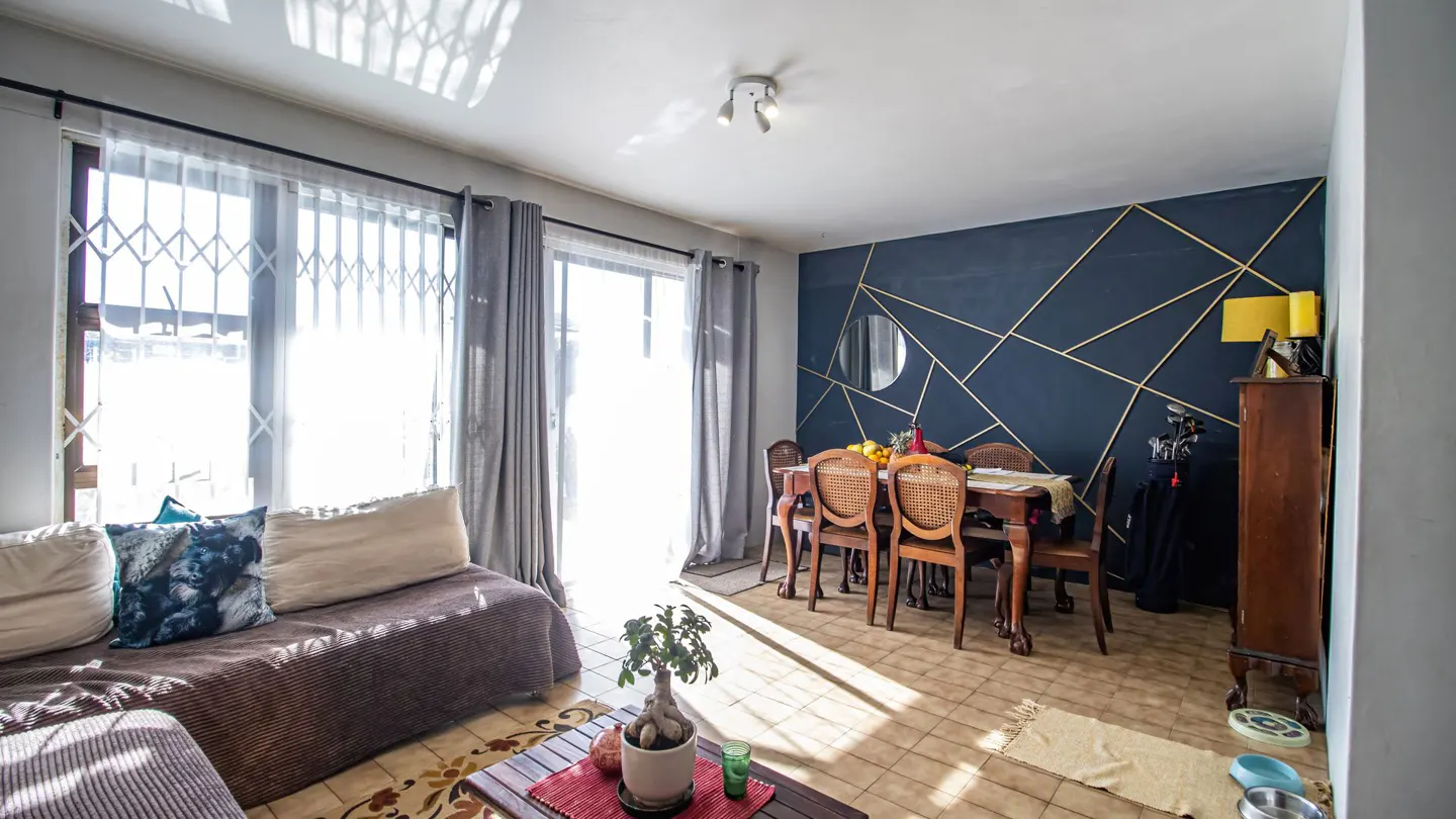 living & dining area