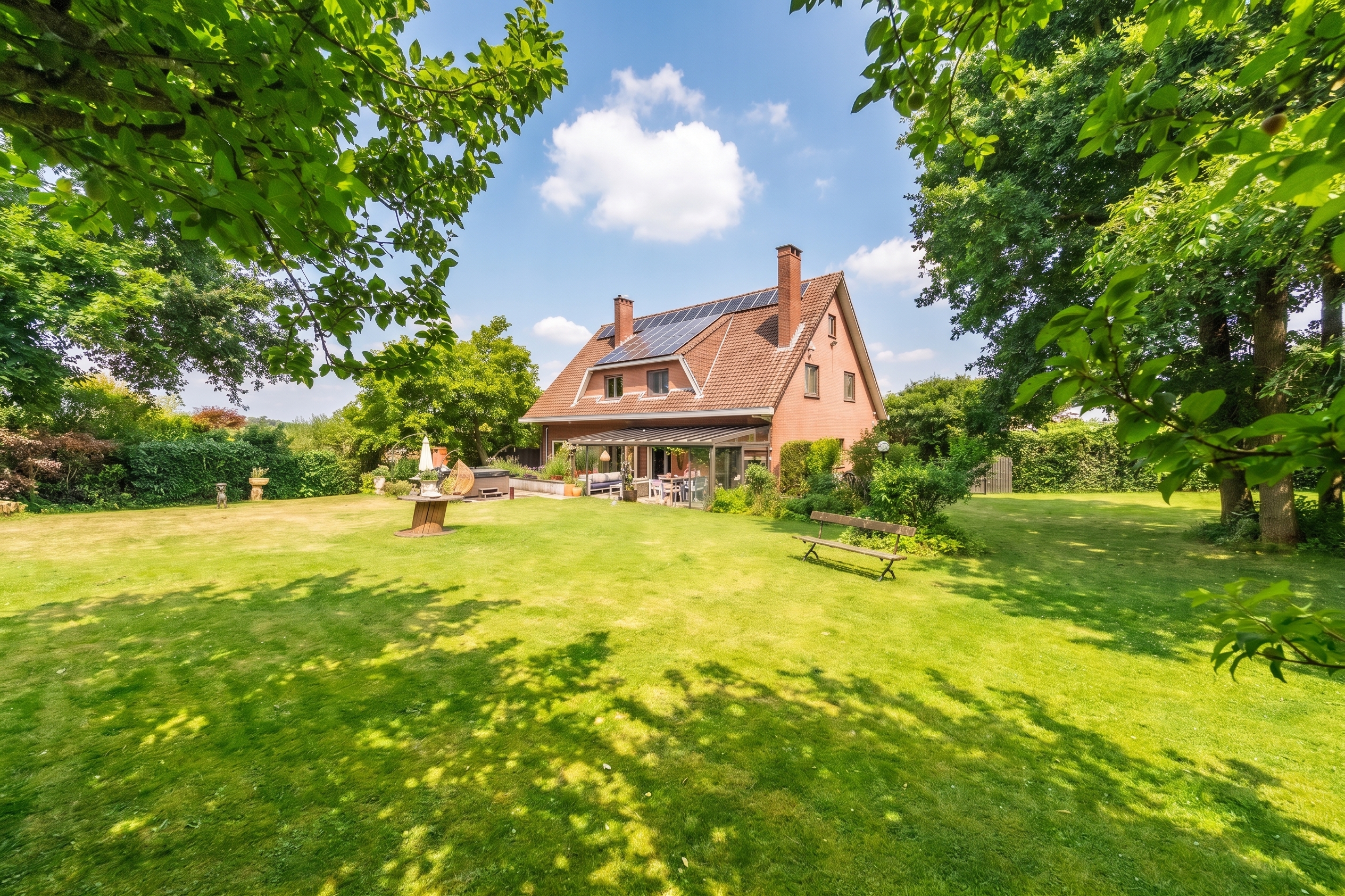 Spacious property with space for a professional practice and a mature garden