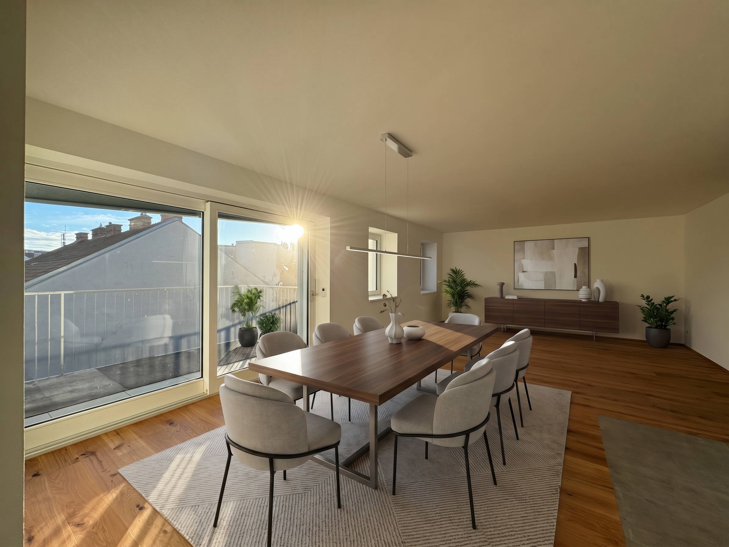 Charming 3-room apartment near the Prater [AI-modified]