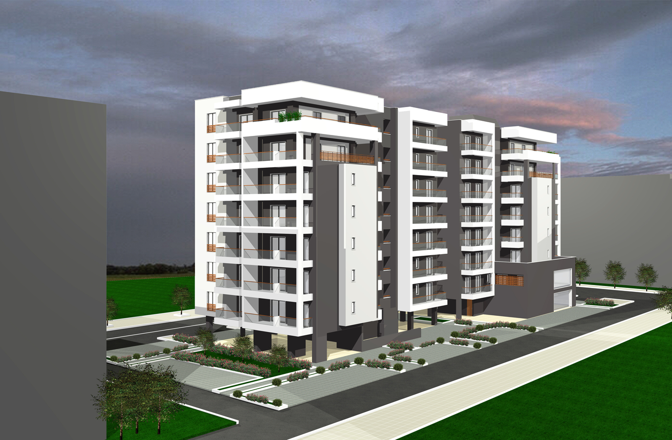 Newly built 6th floor apartment