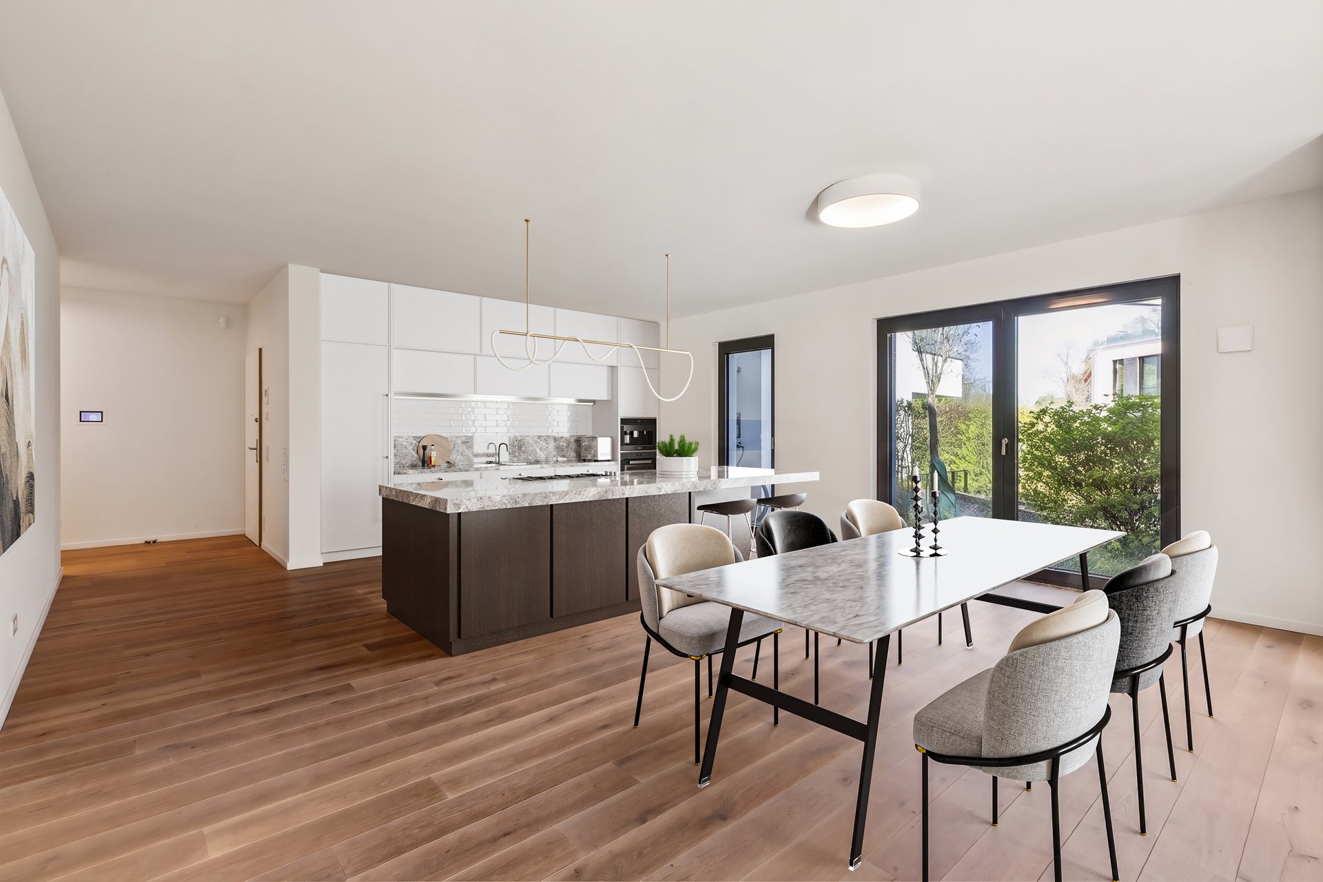 Exclusive garden retreat with three terraces on the Old Rhine