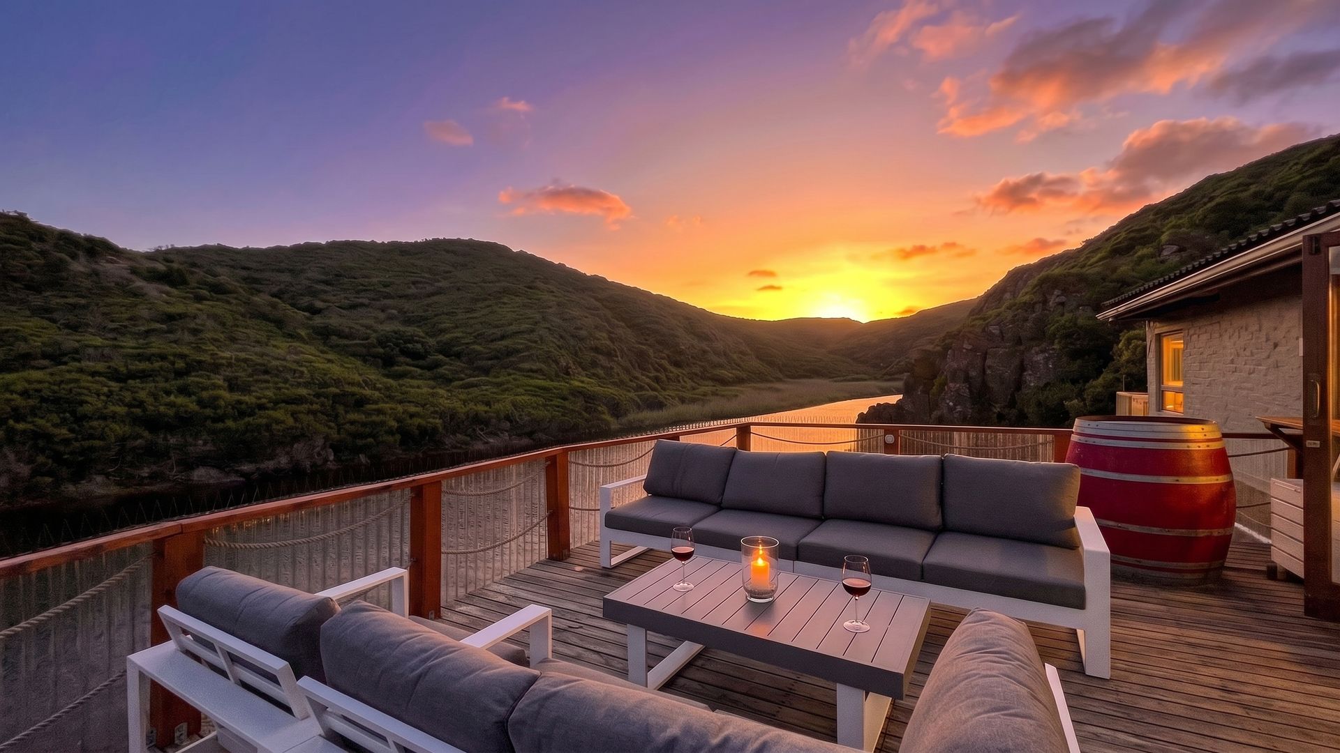 The River Shack. Where river, ocean, and nature meet in perfect harmony.