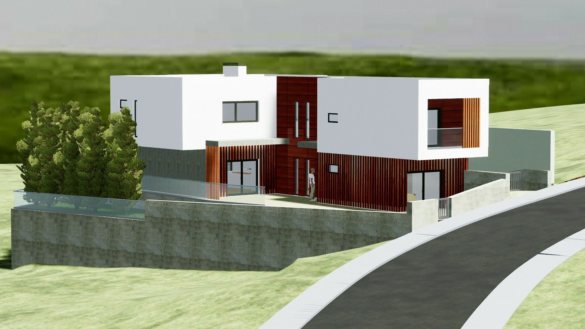 Land with approved architectural  project in Feijó.