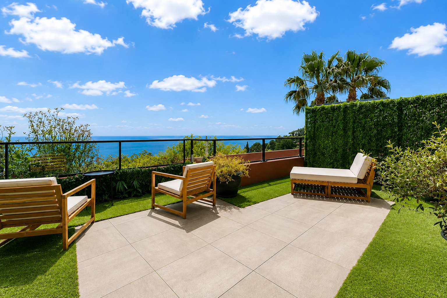 Belle opportunité aux portes de Monaco – Terrasse et  vue mer