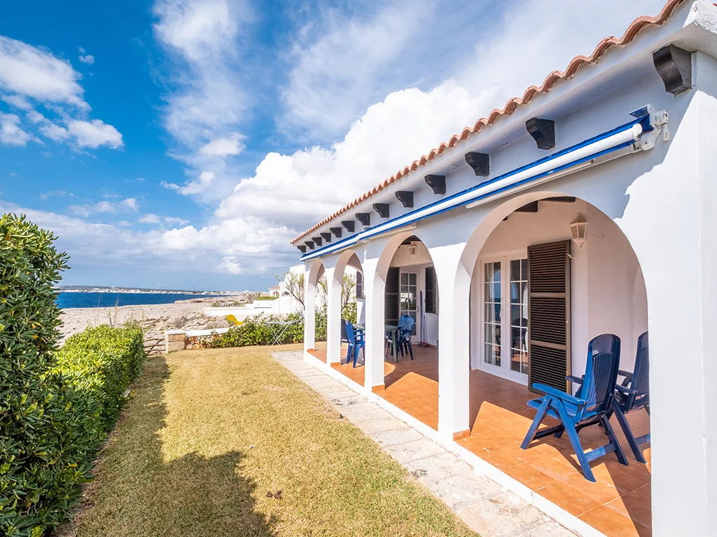 Semi-detached seafront house in Cala Blanca, Menorca