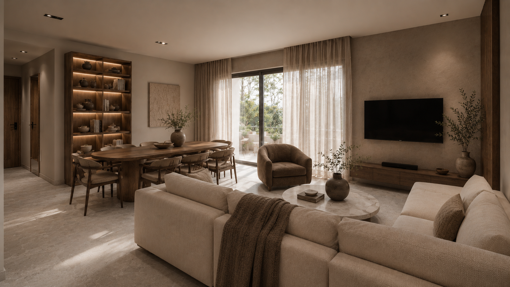 Contemporary third-floor residence by the sea in Agioi Theodoroi, Corinthia