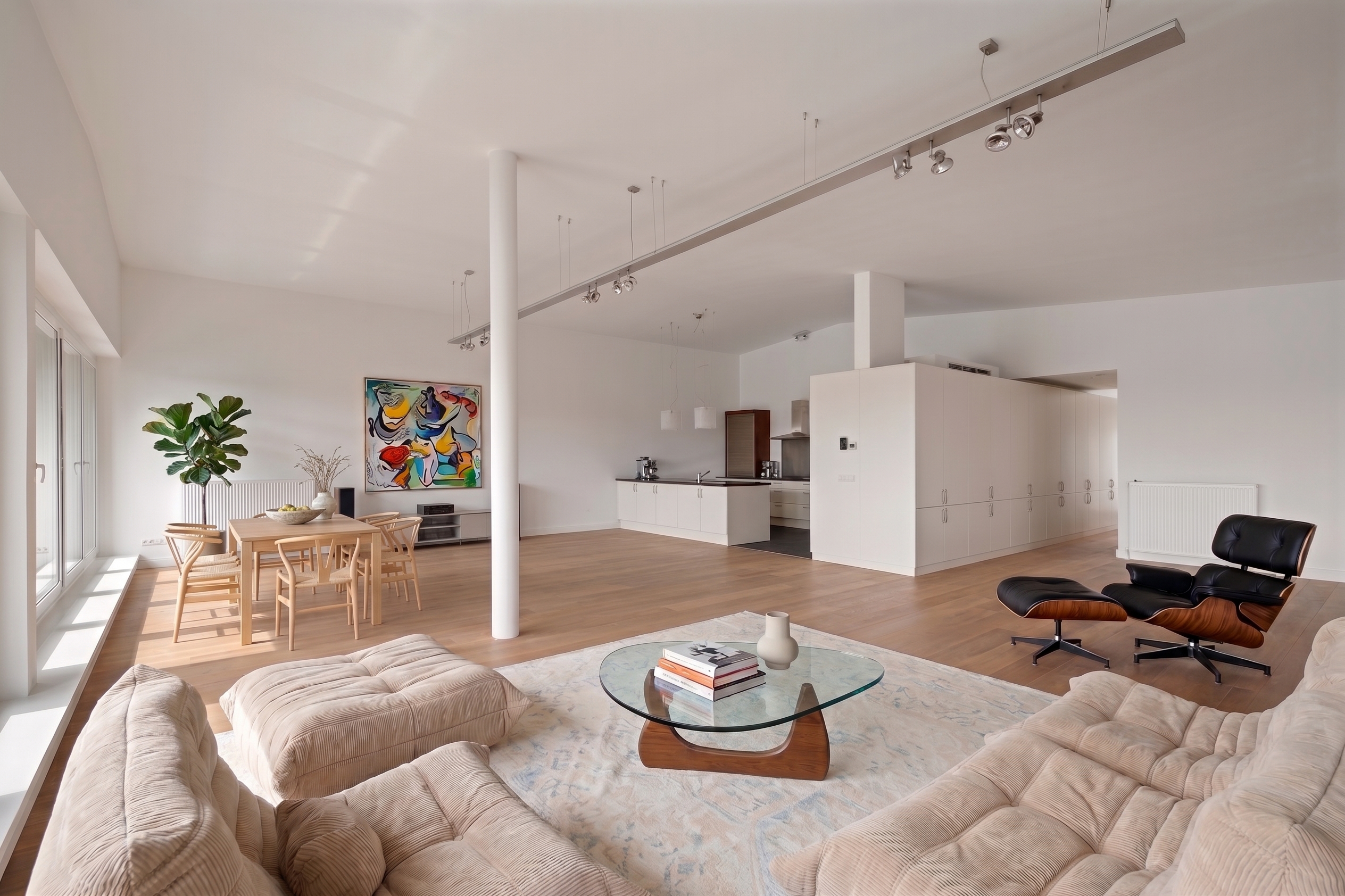 Penthouse met panoramisch zicht op het Willemdok en MAS
