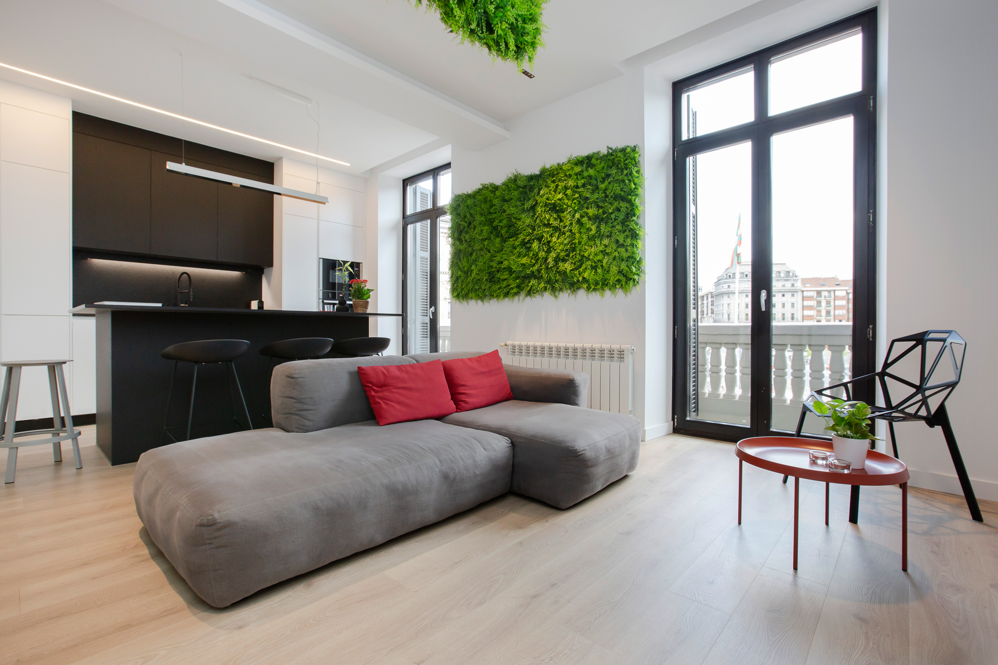 Renovated apartment in a stately building