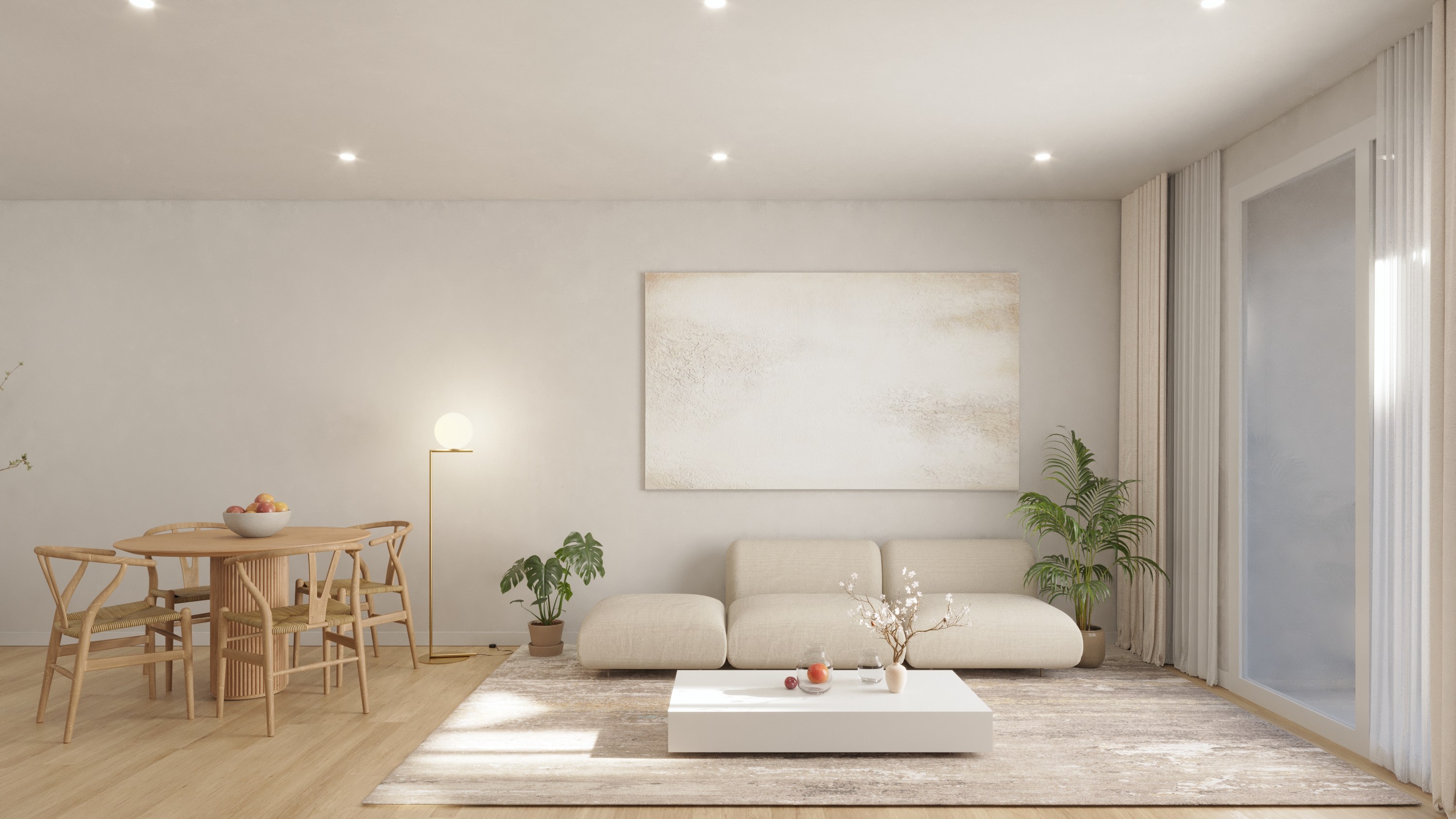 Luminosa vivienda con posibilidad de tres dormitorios y espacios versátiles en el centro de Godella
