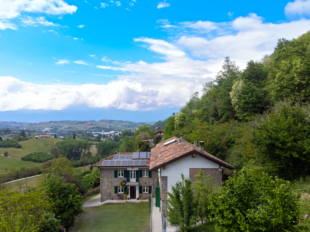 Panoramic  house in langa stone