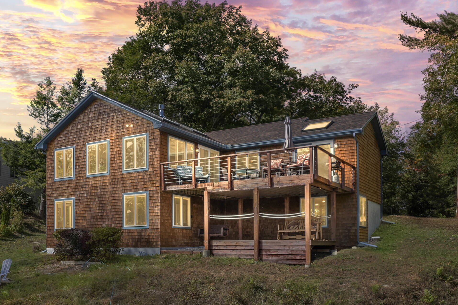Spectacular Elevated Waterfront Abode w/ Deep Water Access