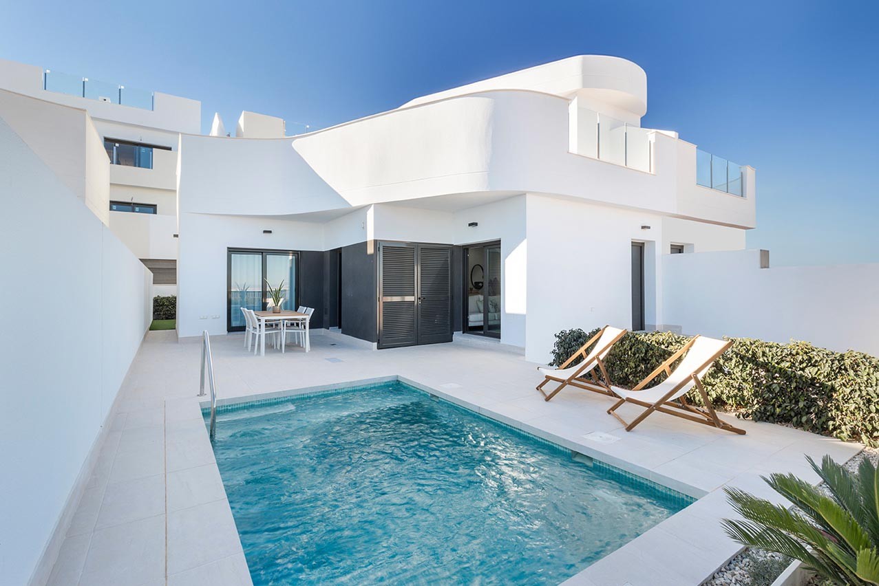 New build semi-detached villas in Los Balcones de Torrevieja