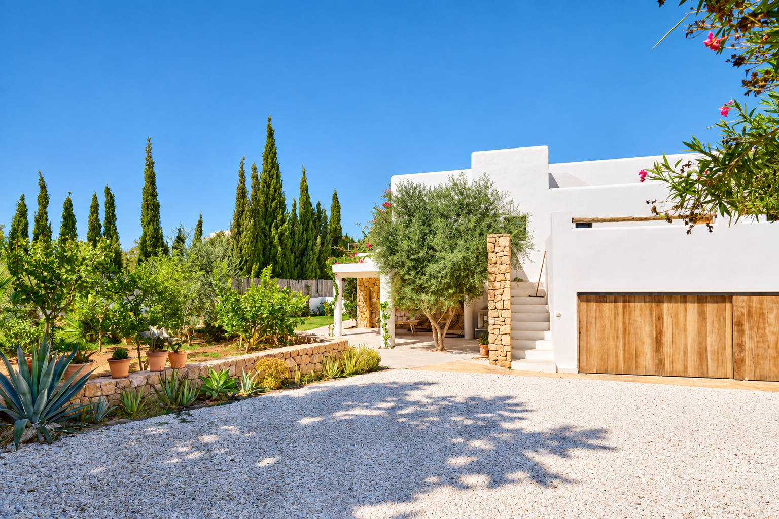 Mediterranean villa with impressive rooftop terrace