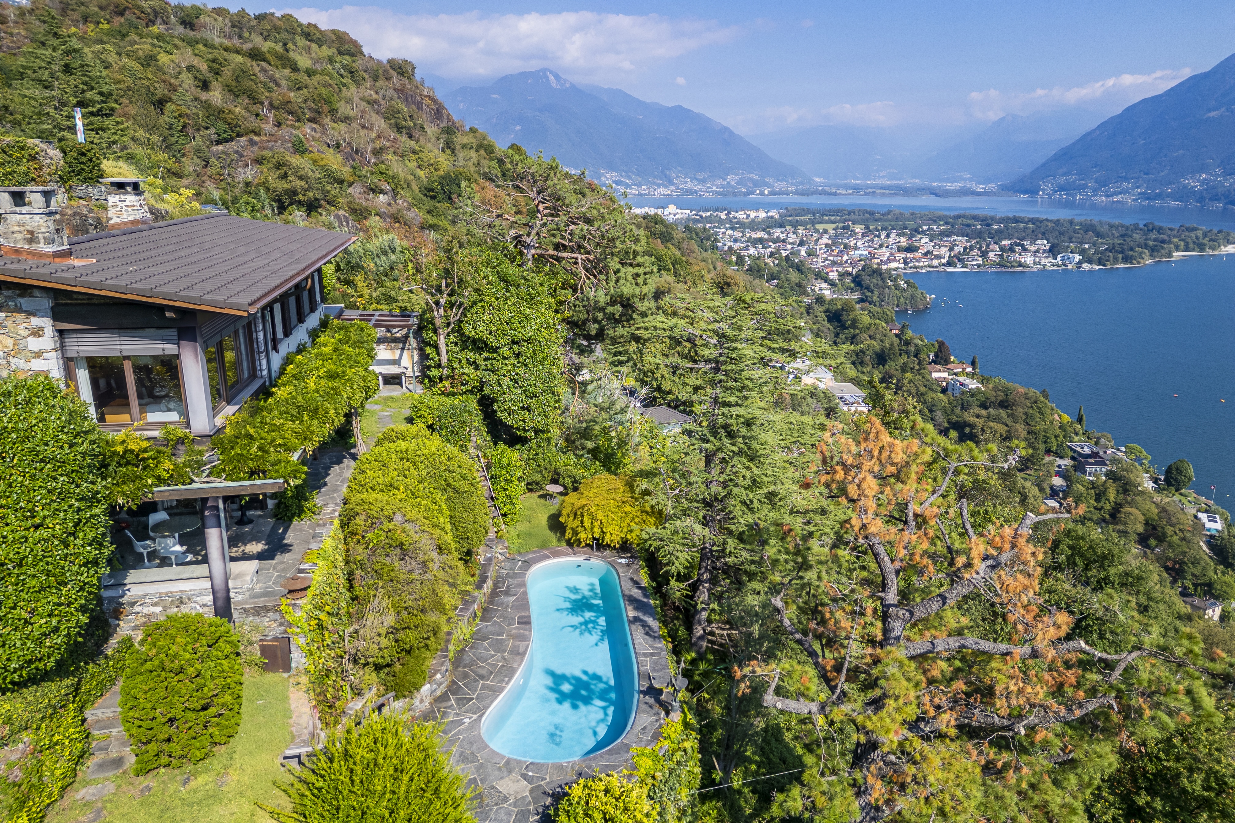 Romantic natural stone retreat in Ascona