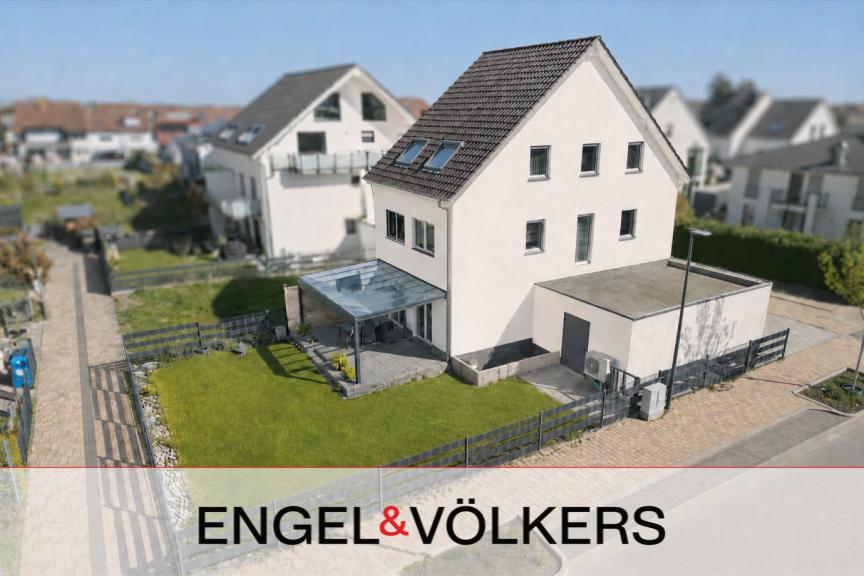 Modernes Familiendomizil – Exklusive Doppelhaushälfte mit Garten in Bestlage von Griesheim bei Darmstadt