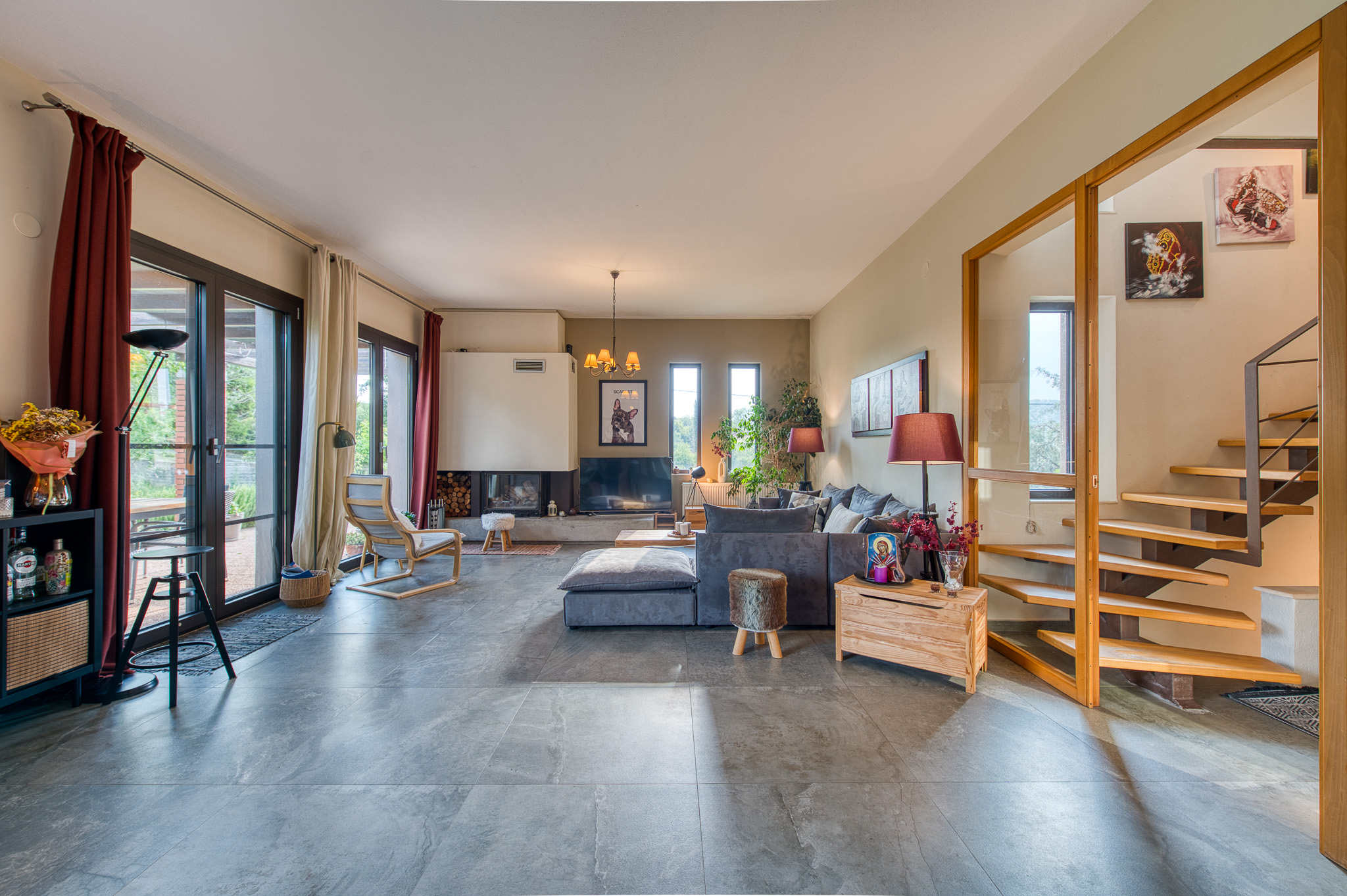 Unique-quality bioclimatic detached house in Chortiatis with unobstructed view