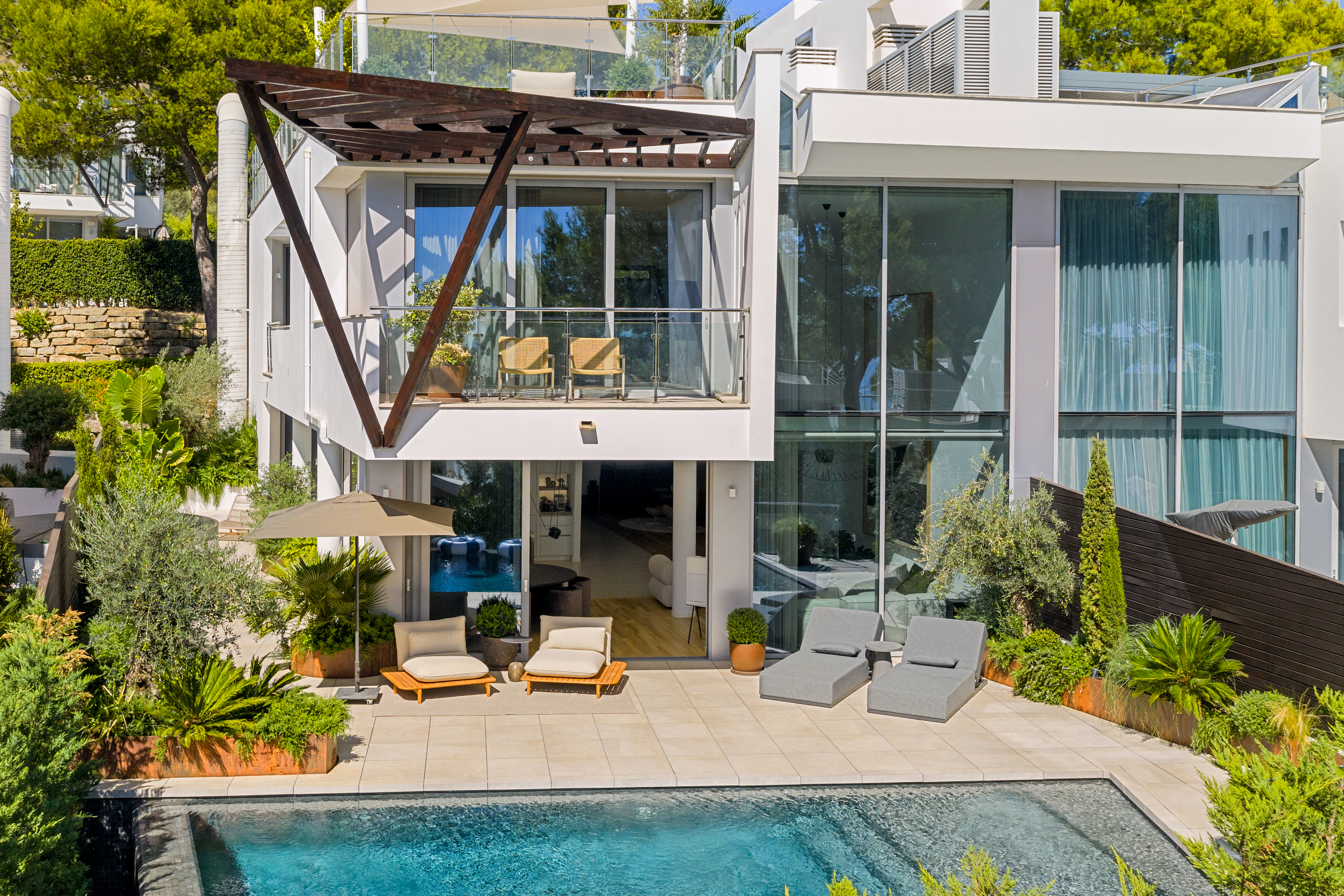 Contemporary Style Semi-Detached Residence with Sea Views and Private Pool in Meisho Hills, Sierra Blanca