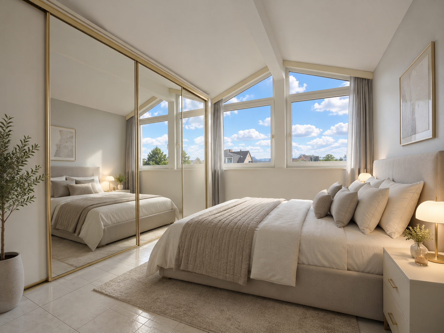 Stilvolle Wohnung mit Stellplatz und schönem Weitblick