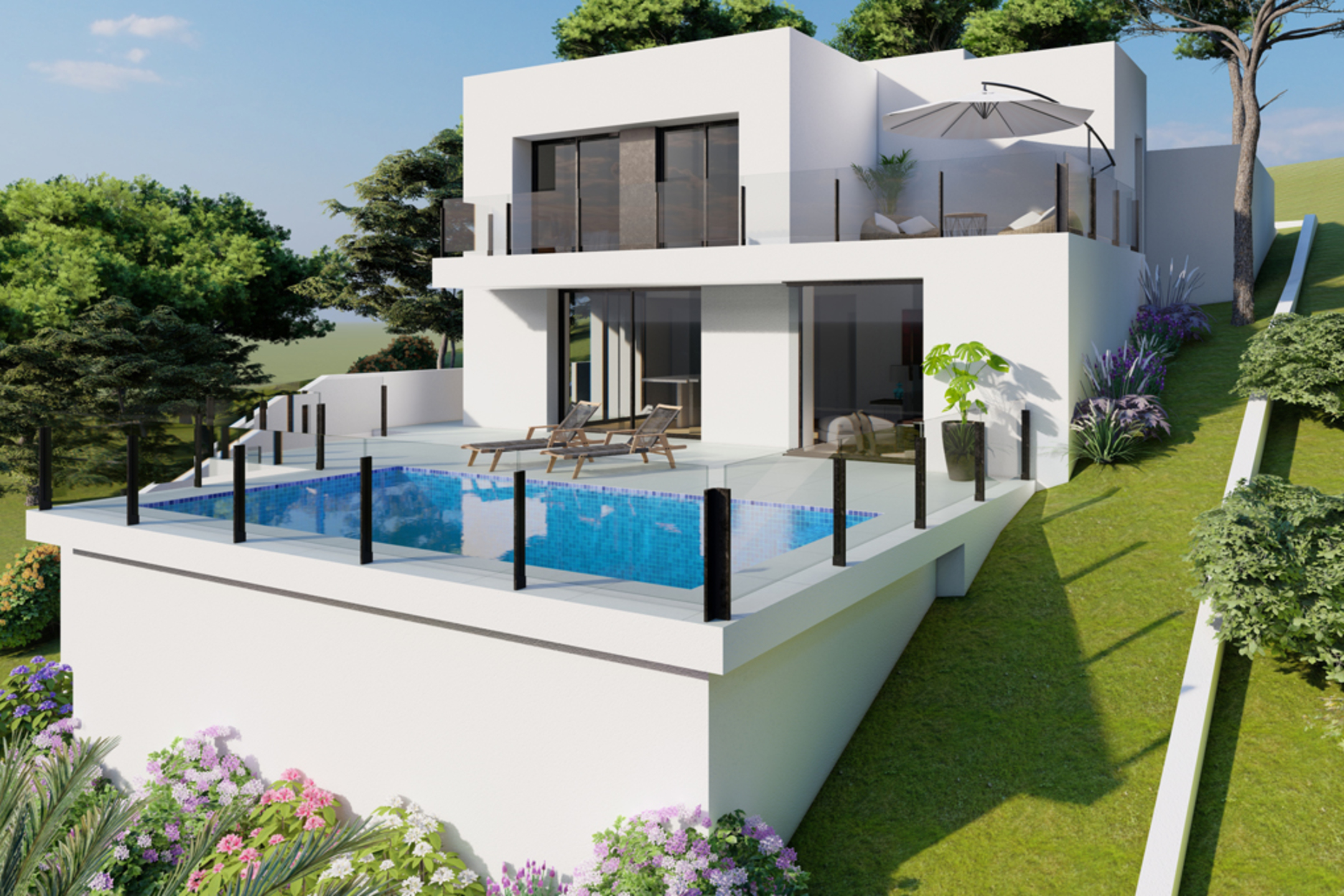 Modern design and mediterranean comfort, Cumbre del Sol