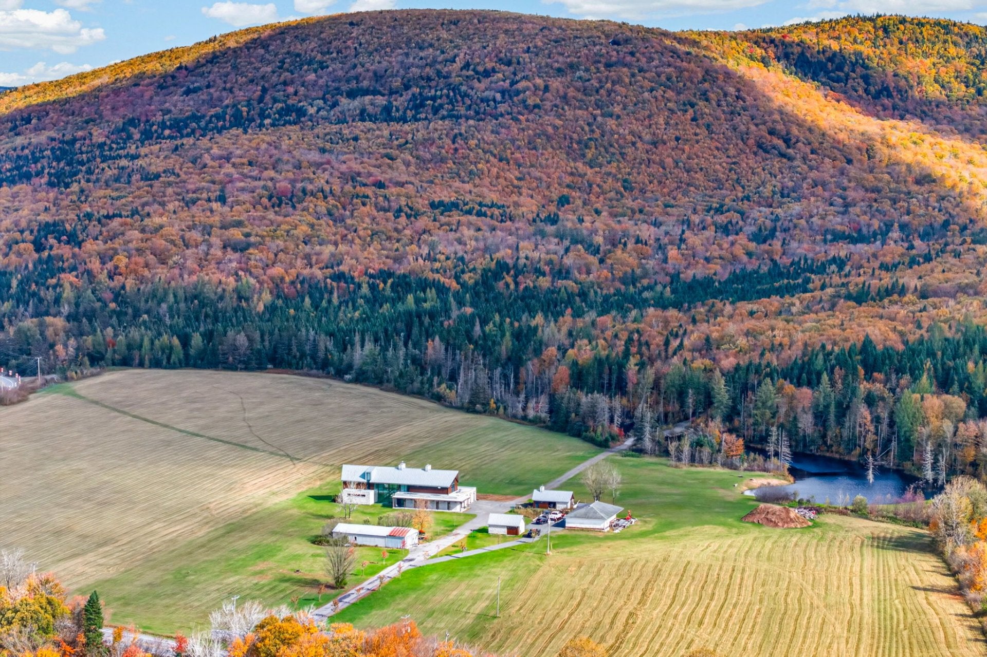 Monumental estate in harmony with this bucolic setting