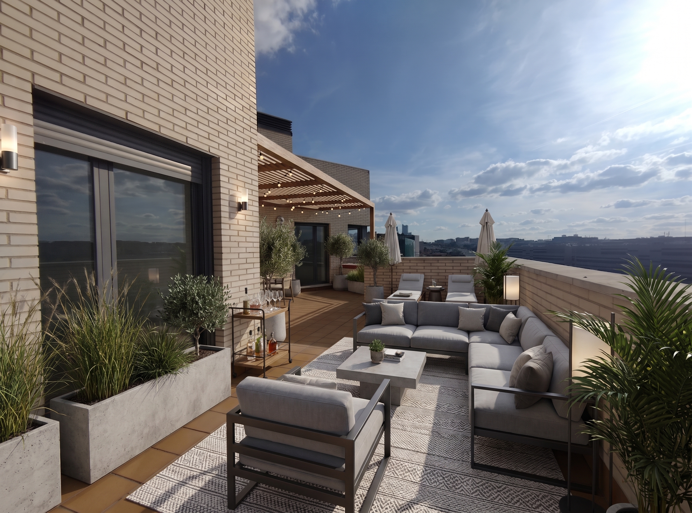 1-bedroom penthouse with large terrace in Sanchinarro