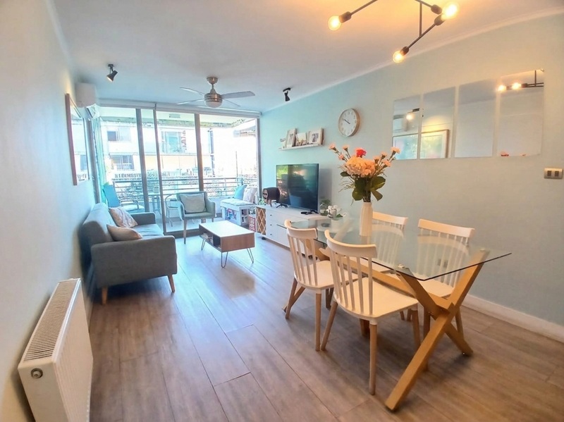 Depto 2D en Ñuñoa Oriente + Estac. / 70 m2 útiles
