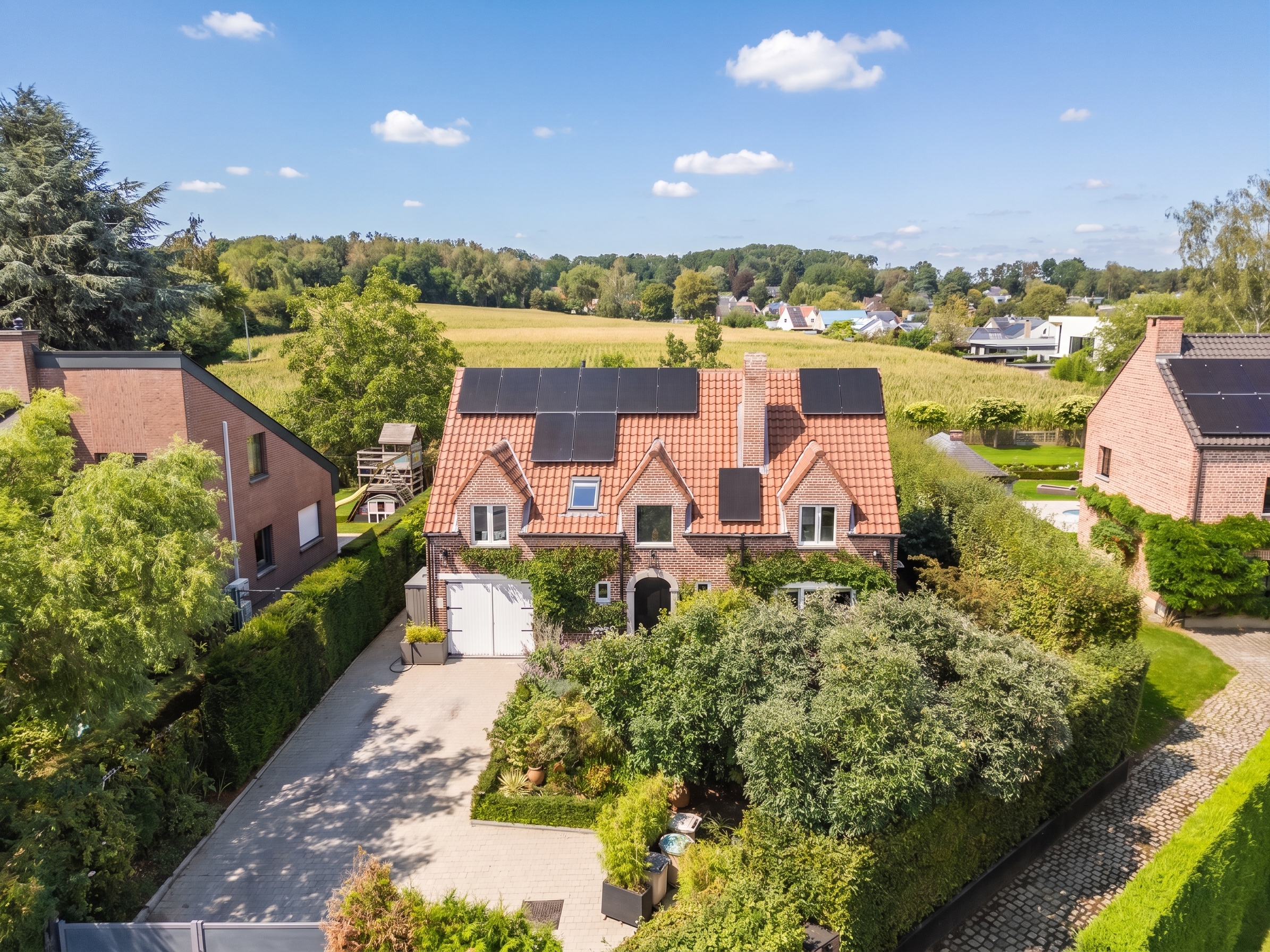 Charmante villa in het weelderige groen [AI-bewerkt]