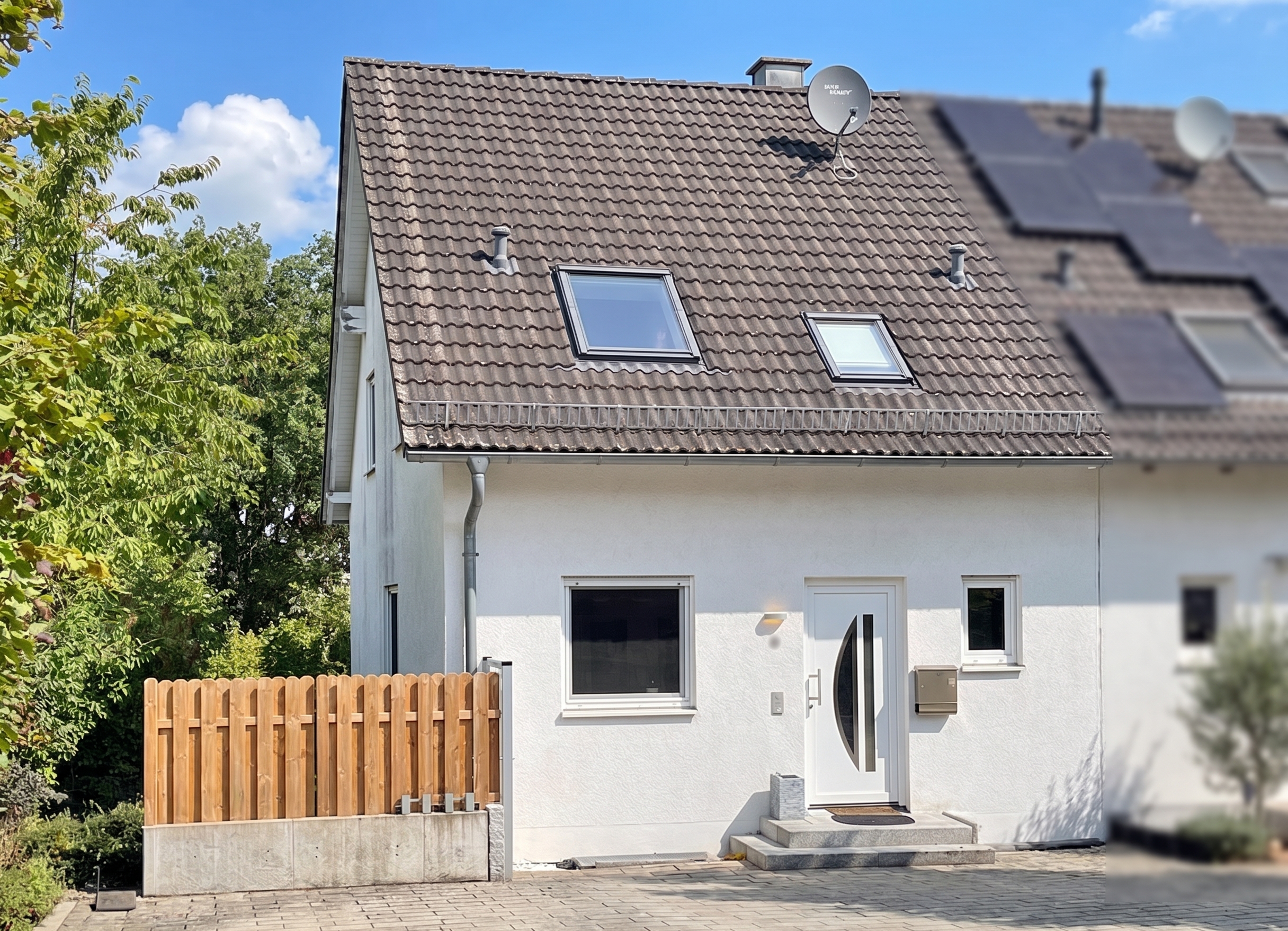 Doppelhaushälfte in absolut ruhiger Lage [AI-modified]