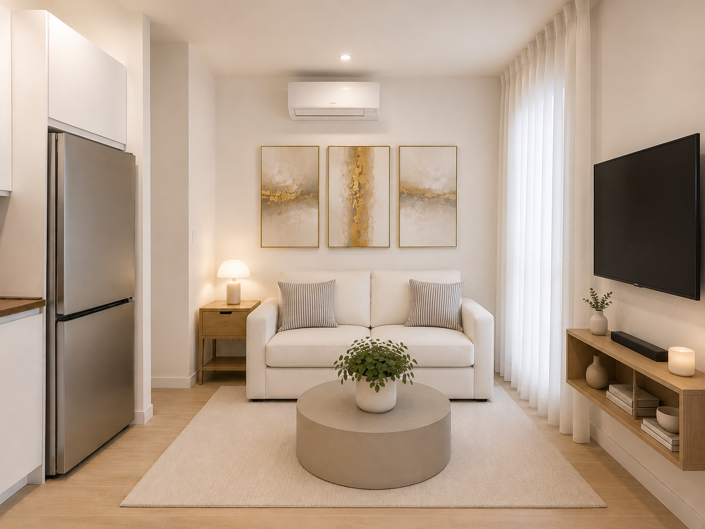 Refurbished property in a distinctive building in Trafalgar