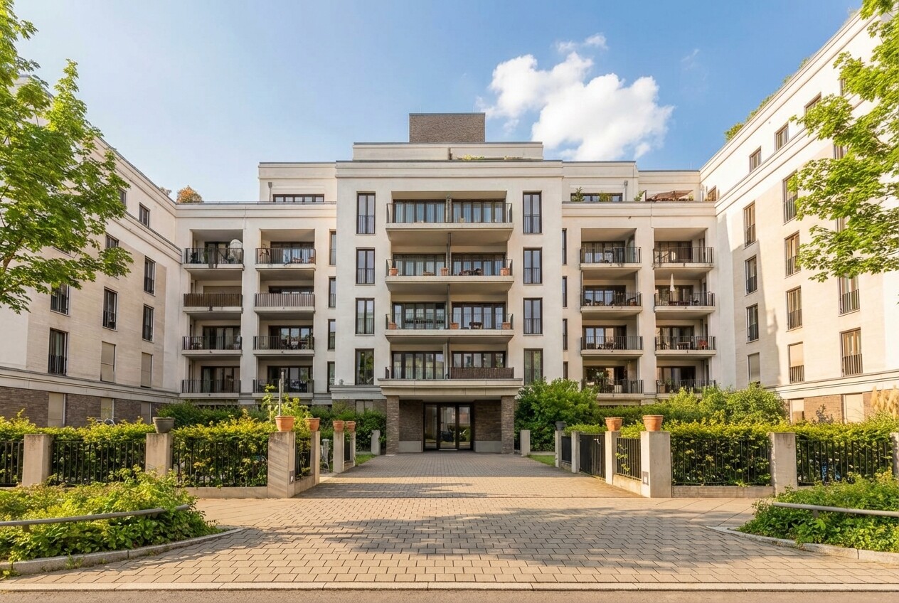 Elegant luxury: Modern four-room apartment with top amenities and urban lifestyle
