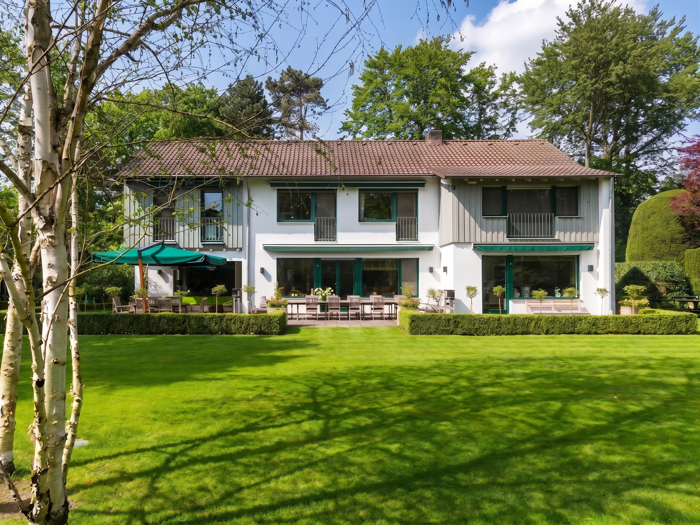 Family-friendly estate with privacy