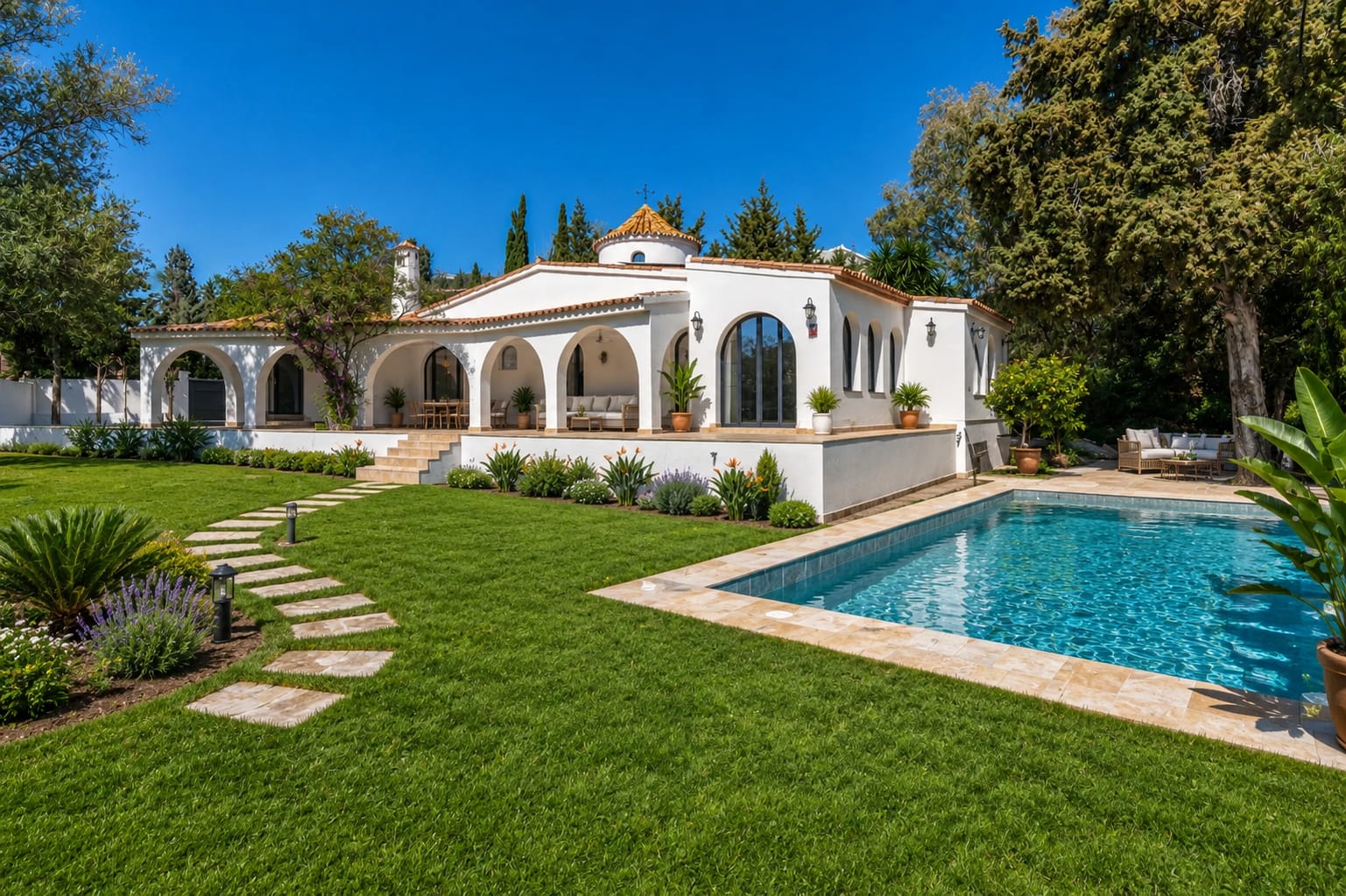 Magnificent villa, El Torreón, in the gated community, Mijas