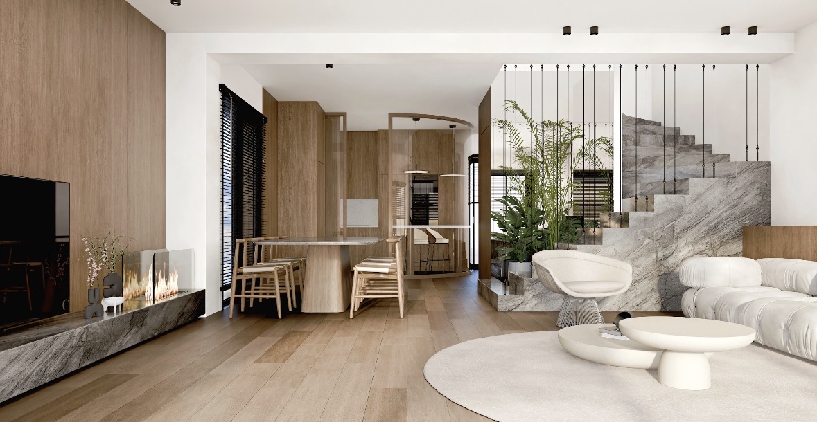 Penthouse with unique sea view in Panorama