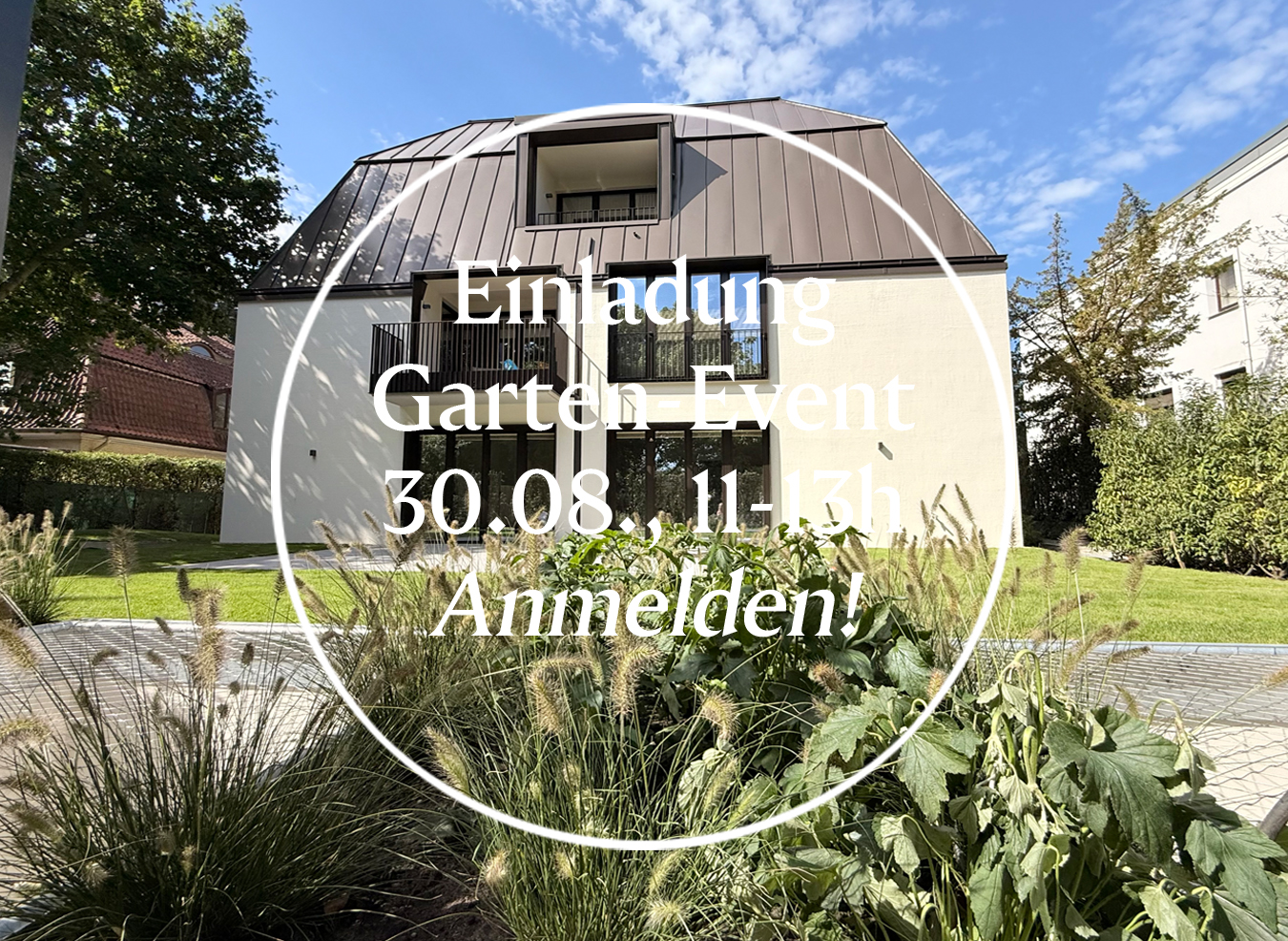 GARDEN EVENT ON 30 AUG. * Havehus - Garden apartment with a natural feel
