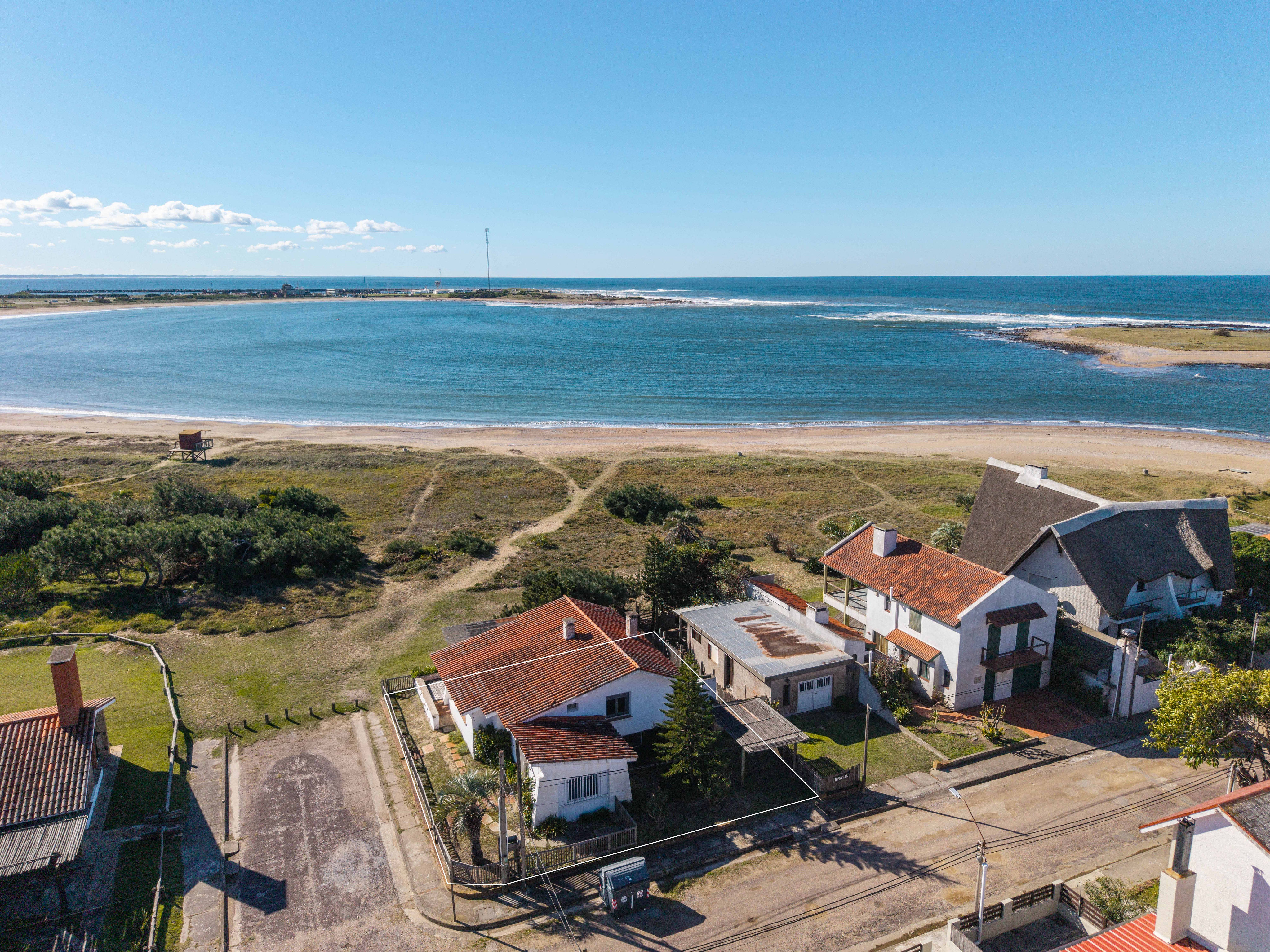 Classic house in La Paloma's old town, facing the sea
