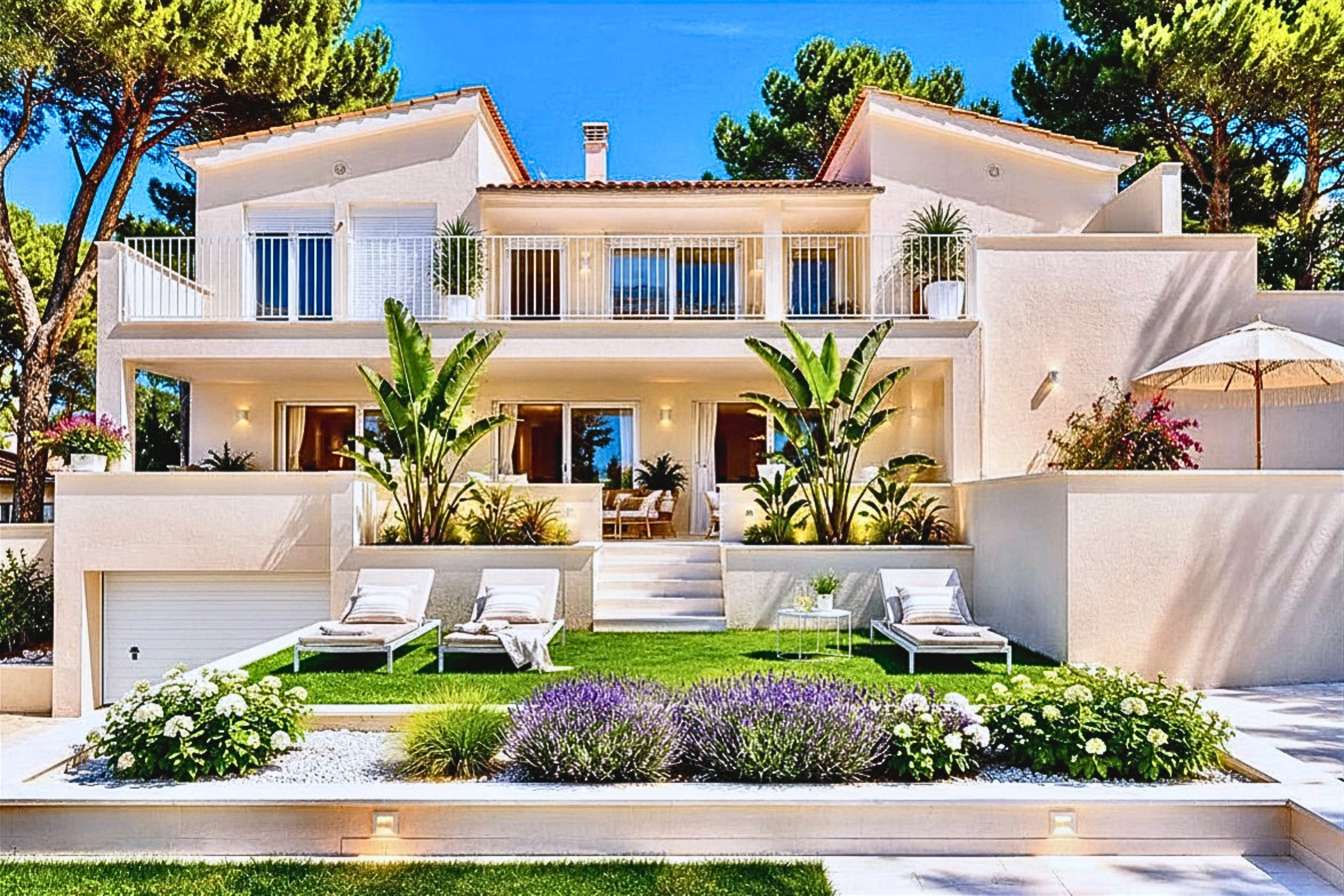 Exklusive, komplett renovierte Villa mit 3 Apartments
