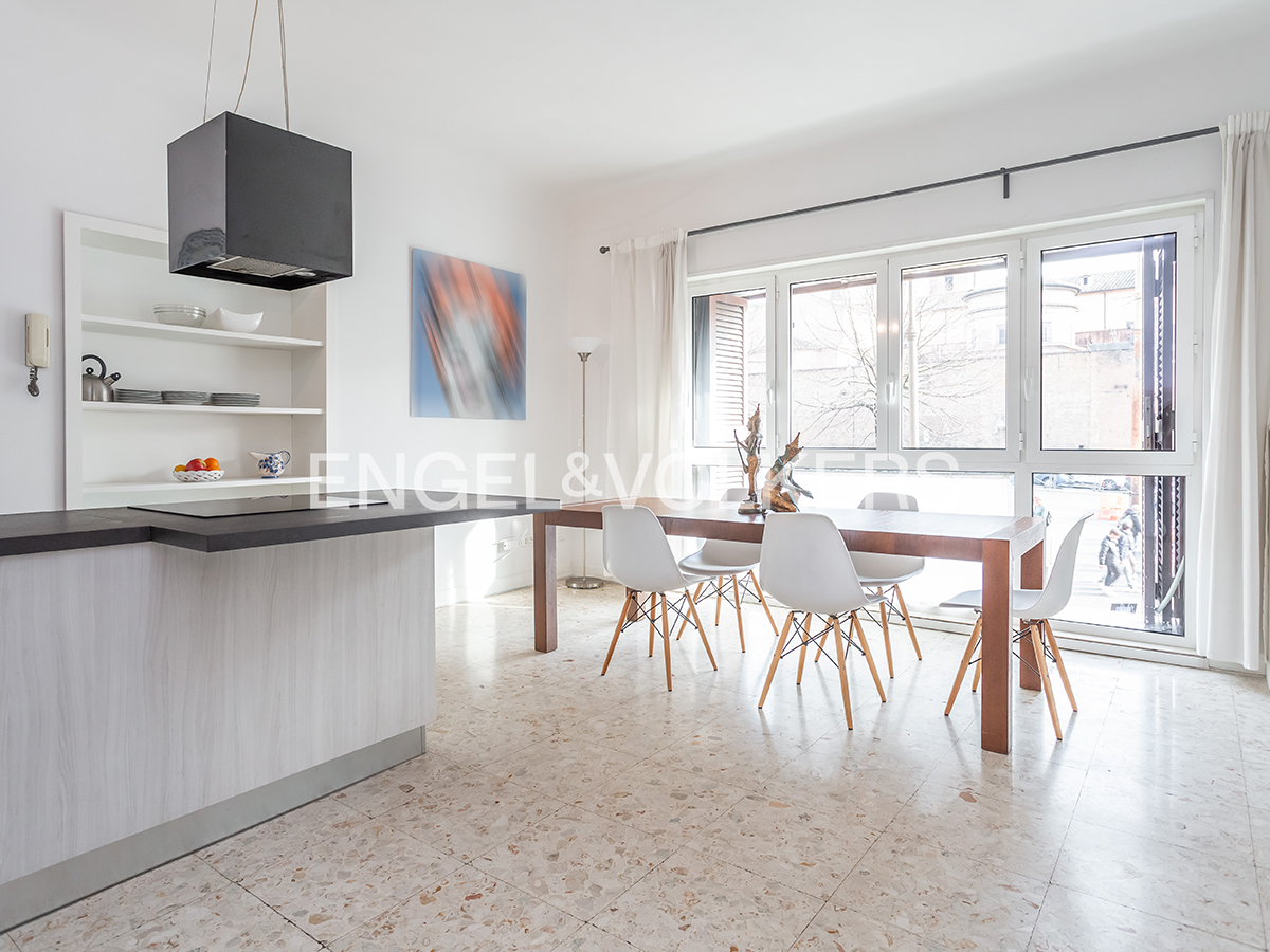 Luminoso appartamento con vista in Piazzale Flaminio