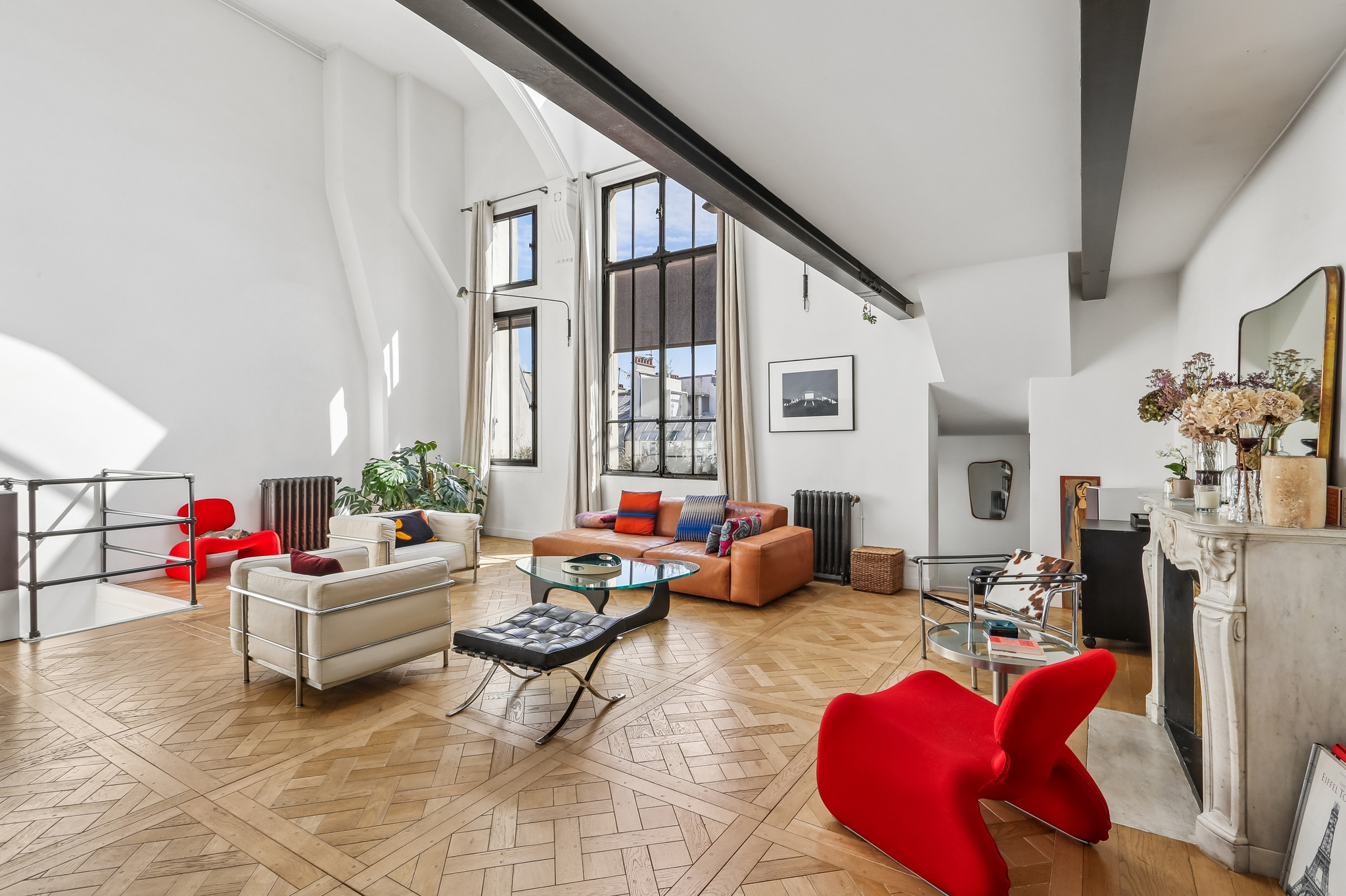 Artist's Studio/Triplex Loft - Top Floor - Terrace and Panoramic Views of Paris - Louvre Rivoli