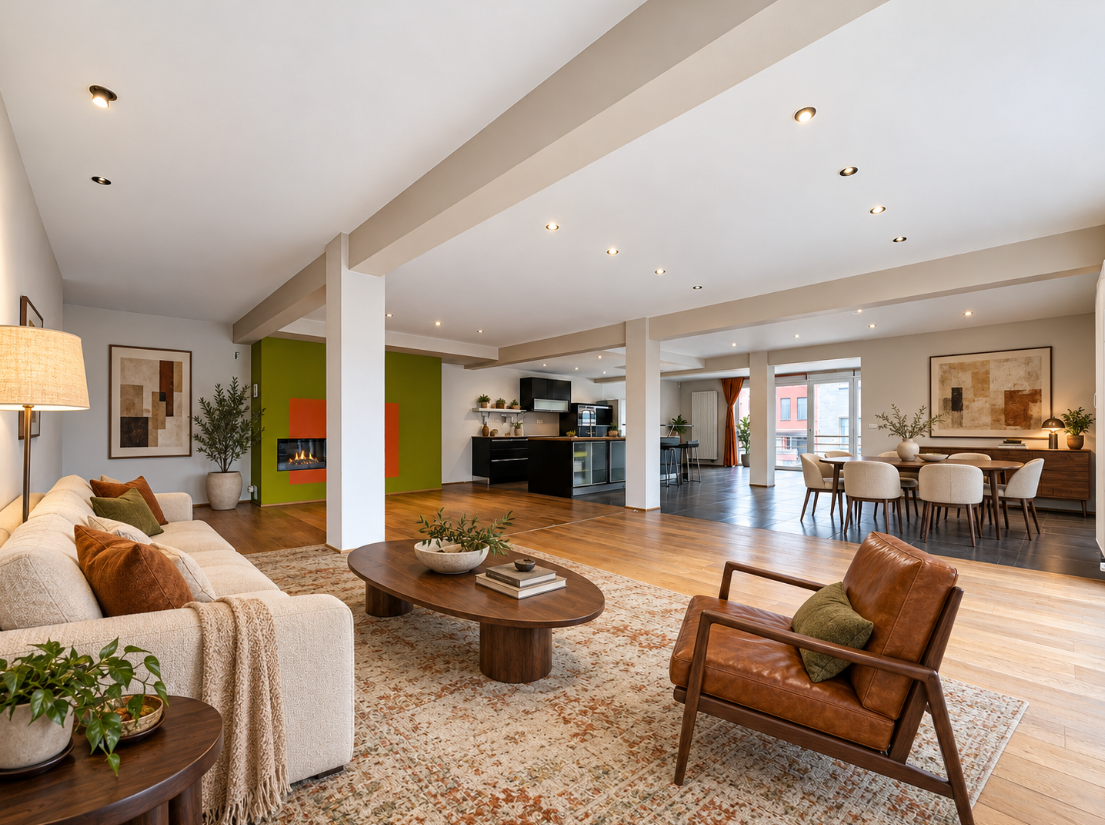 Exceptional 223 m² loft with 44 m² of terraces [AI-modified]